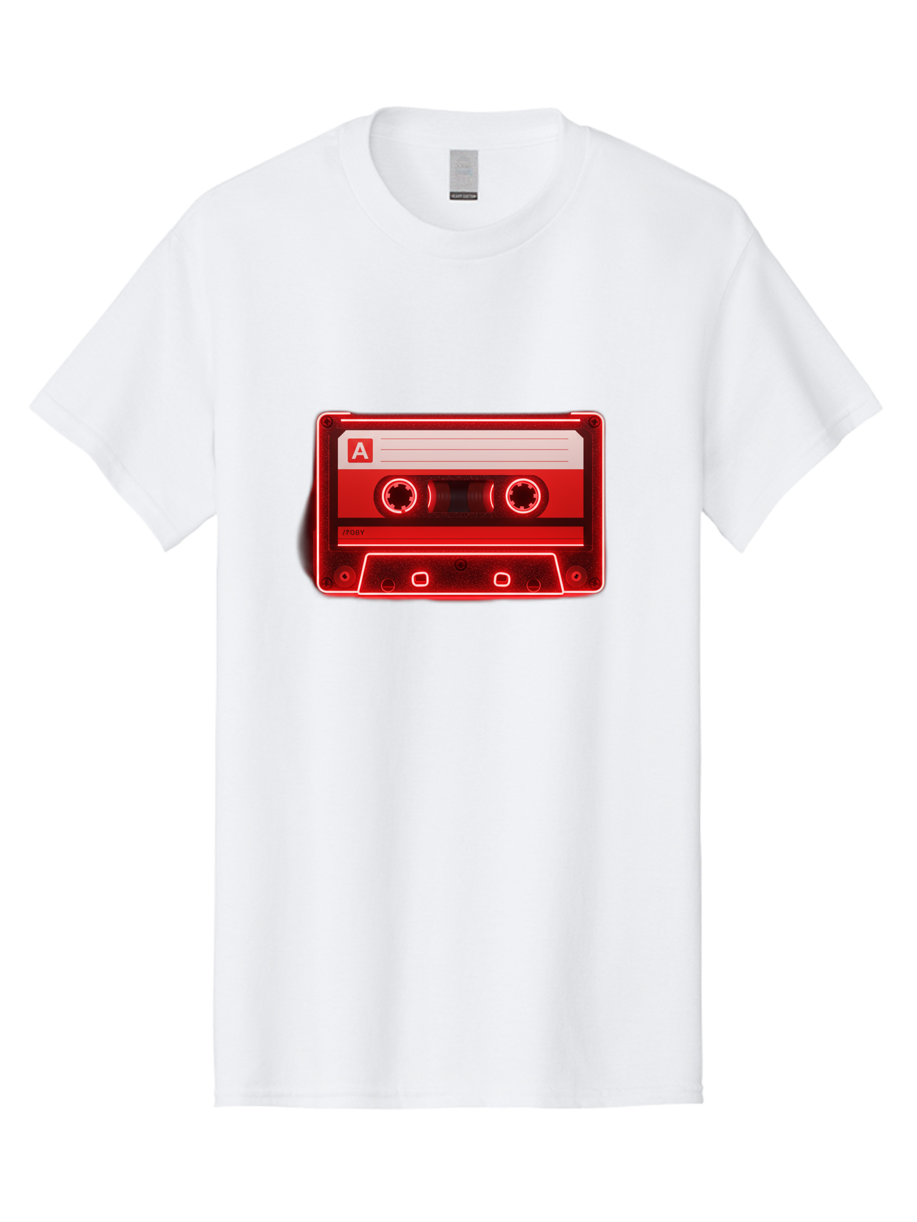 Cassette-Tape-A-2 Men'S Graphic Tee, 100% Cotton, Comfortable Casual Summer Wear, Machine Washable, Retro Cassette Tape, Mix Tape, Nostalgic Music, Vintage Audio, Retro Technology, Classic Music Format, Compact Cassette Baa266