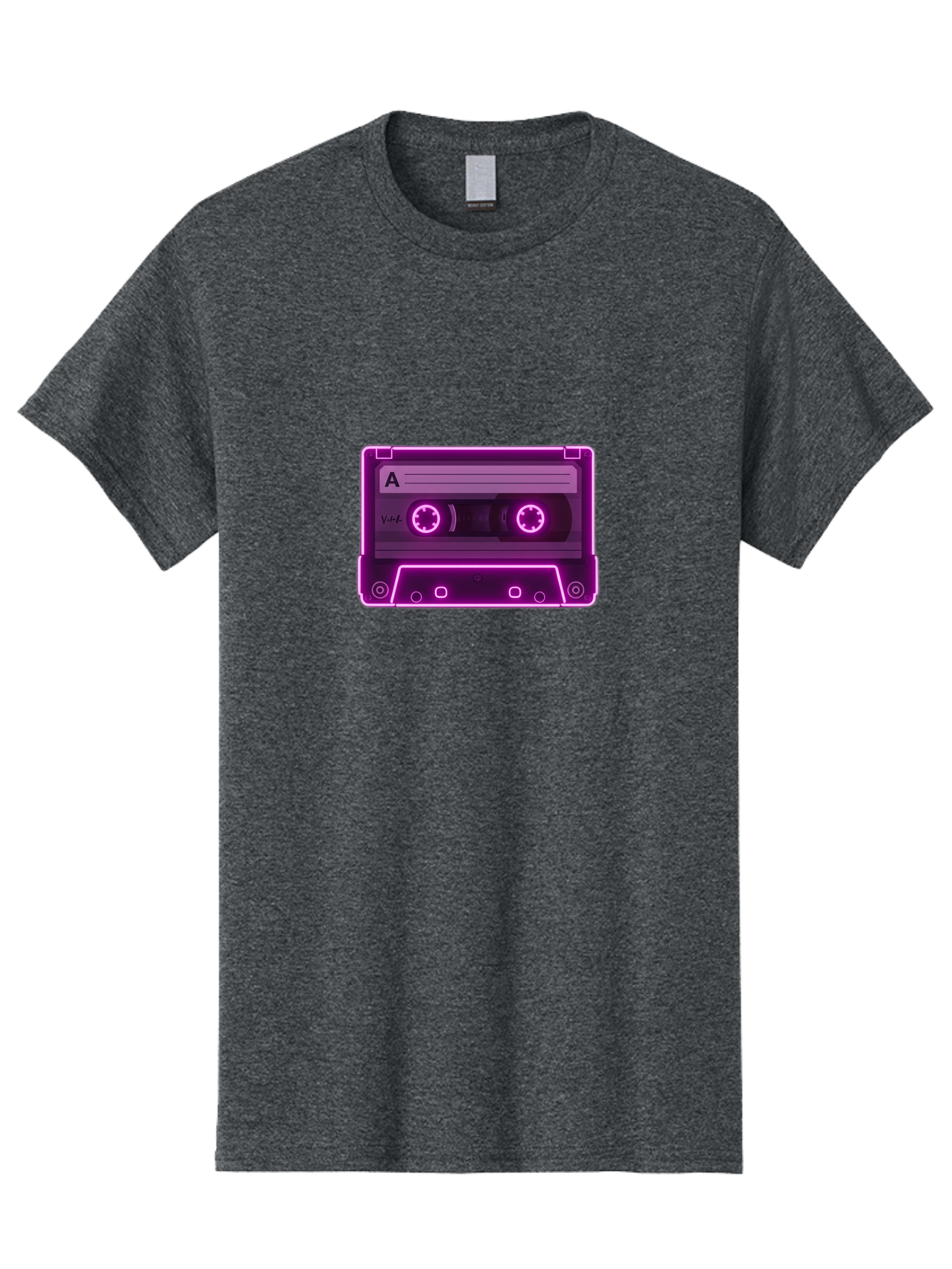 Cassette-Tape-A-3 Men'S Graphic Tee, 100% Cotton, Comfortable Casual Summer Wear, Machine Washable, Cassette Tape, Retro Music, Vintage Technology, Nostalgic Feel, Music Format, Analog Sound, Side A Baa267