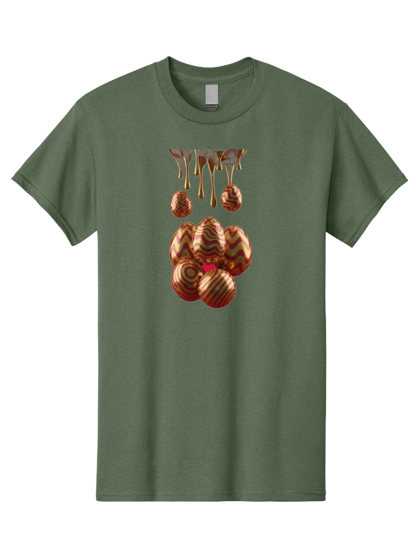 Chocolate-Easter-Eggs Men'S Graphic Tee, 100% Cotton, Comfortable Casual Summer Wear, Machine Washable, Chocolate Covered Eggs, Patterned Eggs, Dripping Chocolate, Decadent Treats, Sweet Indulgence, Rich Desserts, Chocolate Lovers, Sweet Tooth Baa309
