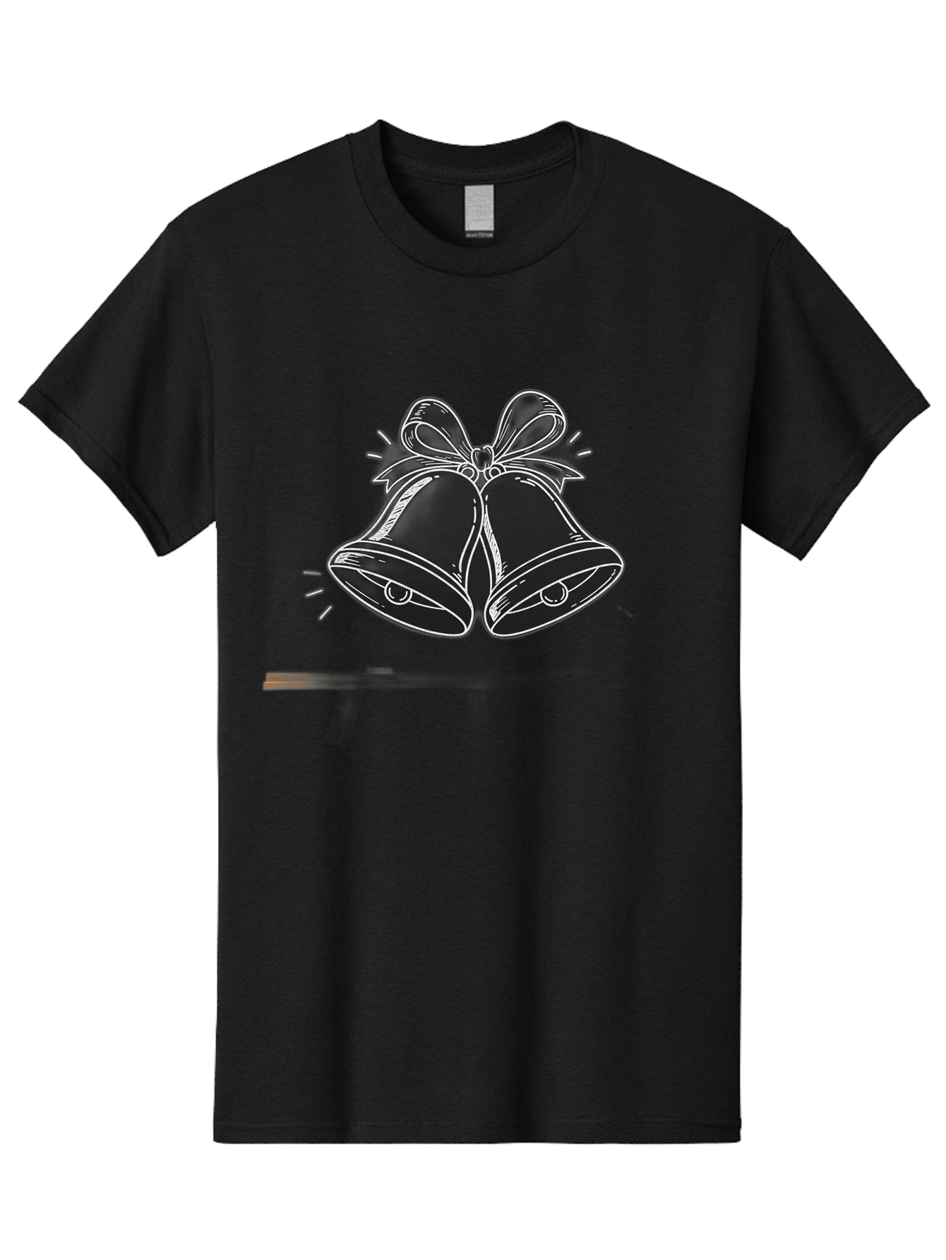 Christmas-Bells-2 Men'S Graphic Tee, 100% Cotton, Comfortable Casual Summer Wear, Machine Washable, Christmas Bells, Festive Decorations, Holiday Cheer, Jingling Bells, Merry Christmas, Christmas Illustrations, Winter Wonderland, Baa314