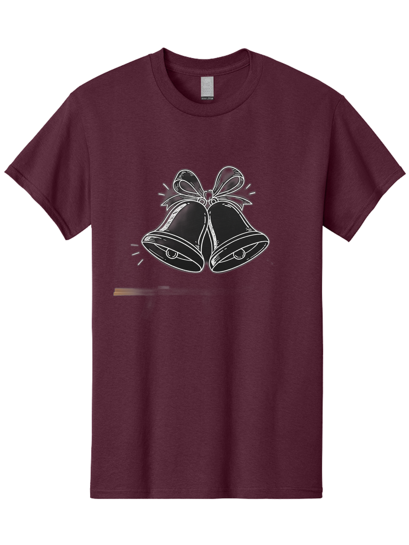 Christmas-Bells-2 Men'S Graphic Tee, 100% Cotton, Comfortable Casual Summer Wear, Machine Washable, Christmas Bells, Festive Decorations, Holiday Cheer, Jingling Bells, Merry Christmas, Christmas Illustrations, Winter Wonderland, Baa314