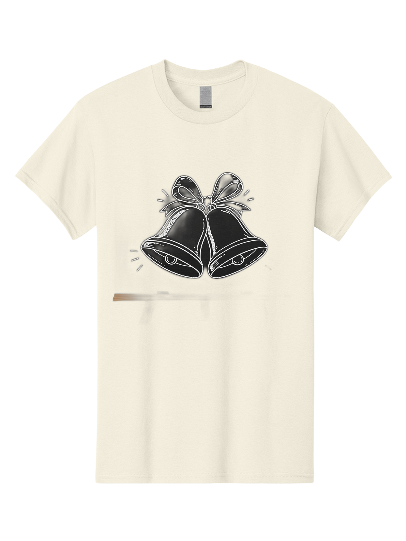 Christmas-Bells-2 Men'S Graphic Tee, 100% Cotton, Comfortable Casual Summer Wear, Machine Washable, Christmas Bells, Festive Decorations, Holiday Cheer, Jingling Bells, Merry Christmas, Christmas Illustrations, Winter Wonderland, Baa314