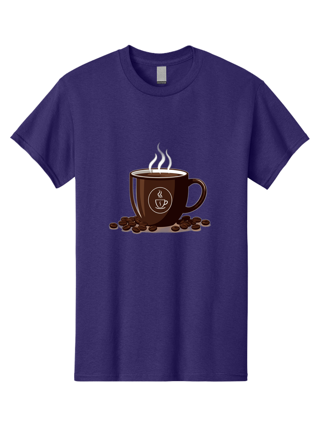 Coffee-Cup-13 Men'S Graphic Tee, 100% Cotton, Comfortable Casual Summer Wear, Machine Washable, Coffee Cup, Hot Beverage, Steaming Coffee, Coffee Beans, Coffee Logo, Coffee Break, Morning Coffee, Coffee Time, Coffee Illustration Baa347