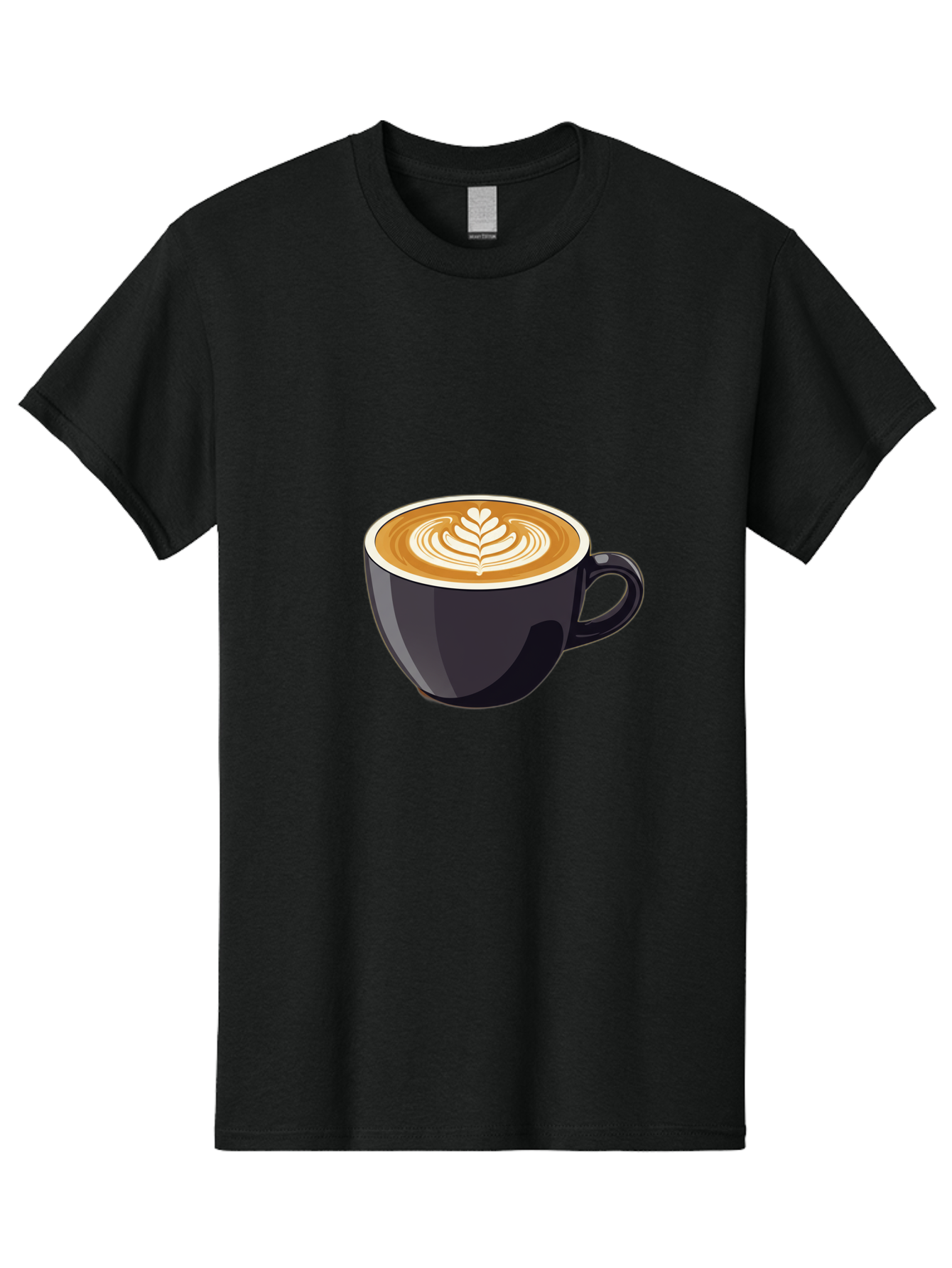 Coffee-Cup-8 Men'S Graphic Tee, 100% Cotton, Comfortable Casual Summer Wear, Machine Washable, Coffee Cup, Latte Art, Coffee Drink, Espresso, Morning Coffee, Daily Grind, Coffee Culture, Coffee Time Baa358