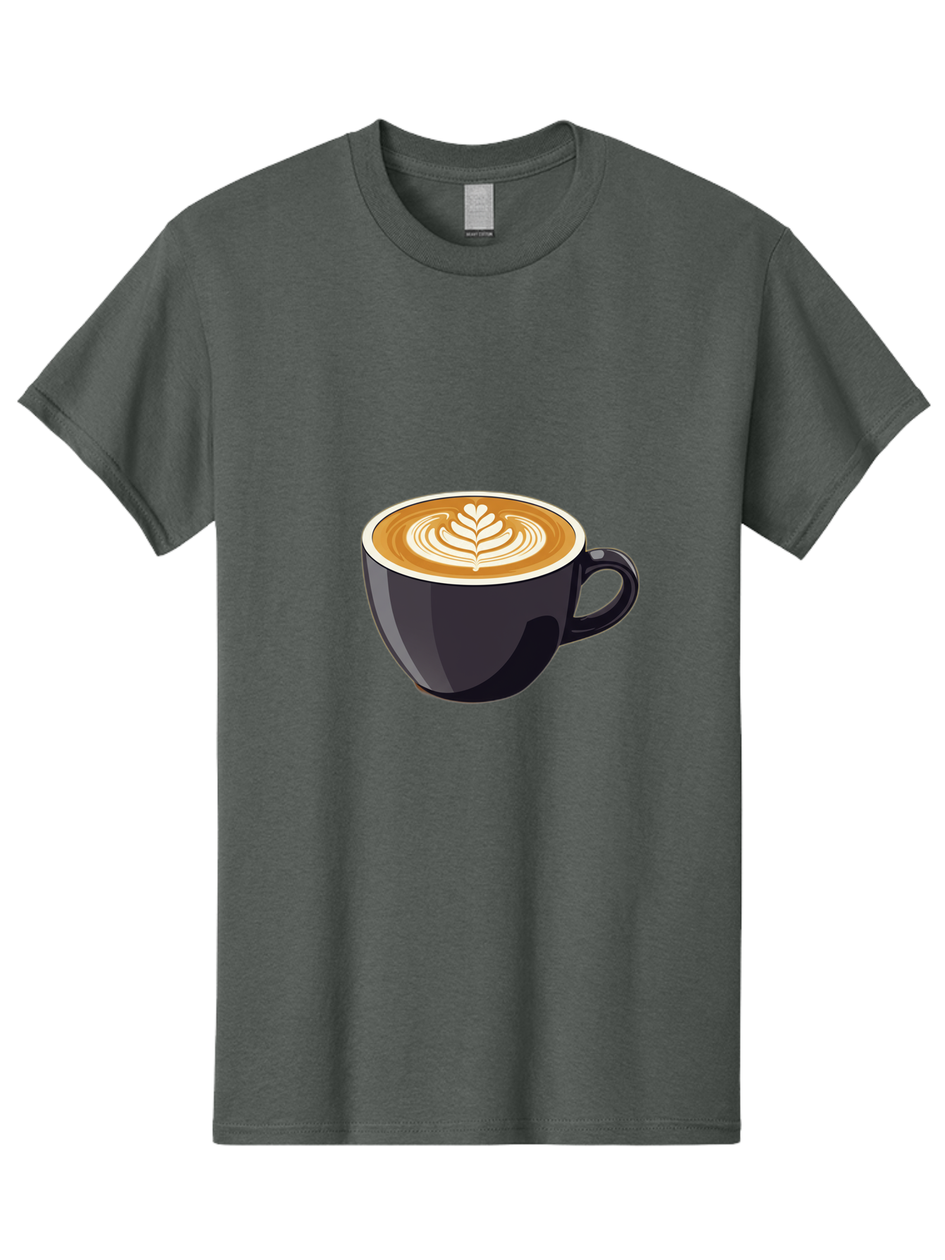 Coffee-Cup-8 Men'S Graphic Tee, 100% Cotton, Comfortable Casual Summer Wear, Machine Washable, Coffee Cup, Latte Art, Coffee Drink, Espresso, Morning Coffee, Daily Grind, Coffee Culture, Coffee Time Baa358