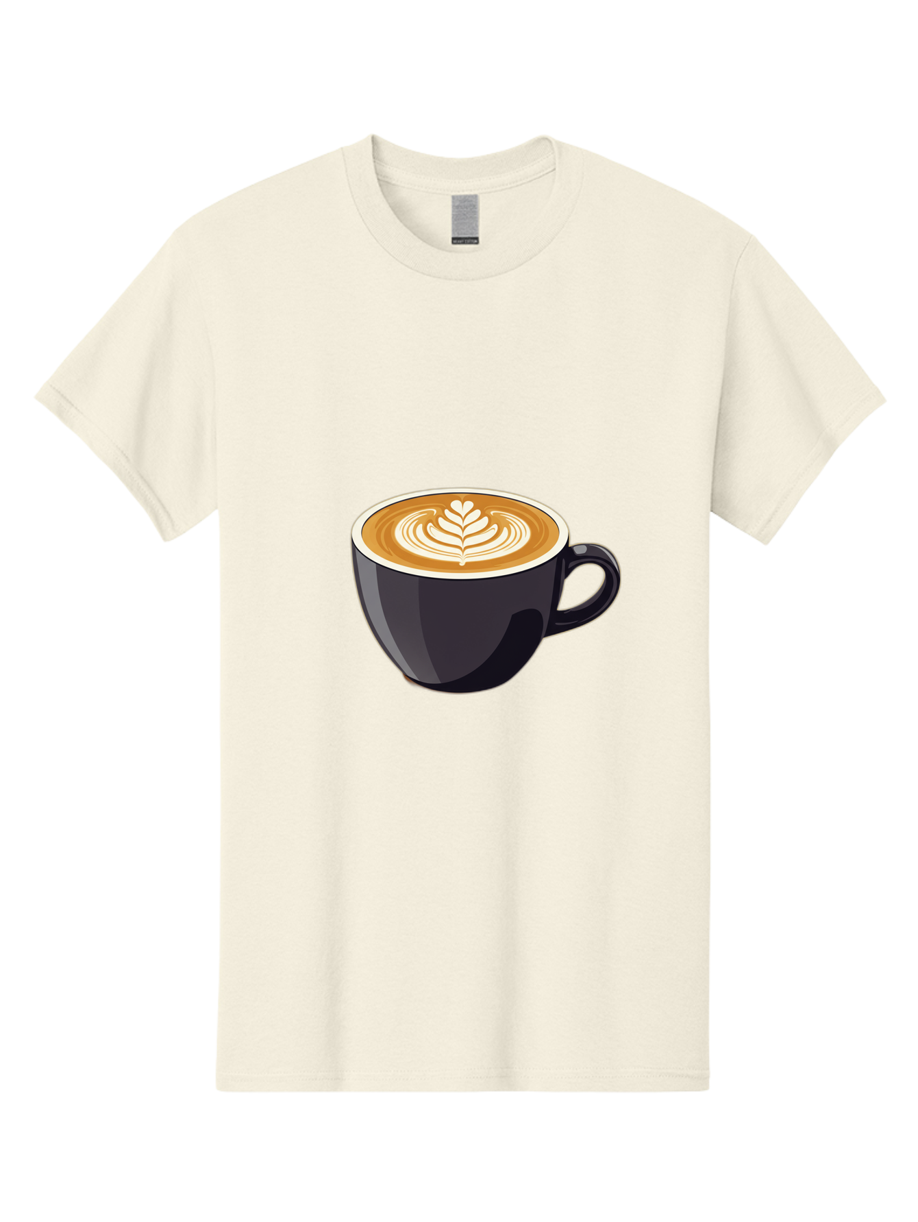 Coffee-Cup-8 Men'S Graphic Tee, 100% Cotton, Comfortable Casual Summer Wear, Machine Washable, Coffee Cup, Latte Art, Coffee Drink, Espresso, Morning Coffee, Daily Grind, Coffee Culture, Coffee Time Baa358