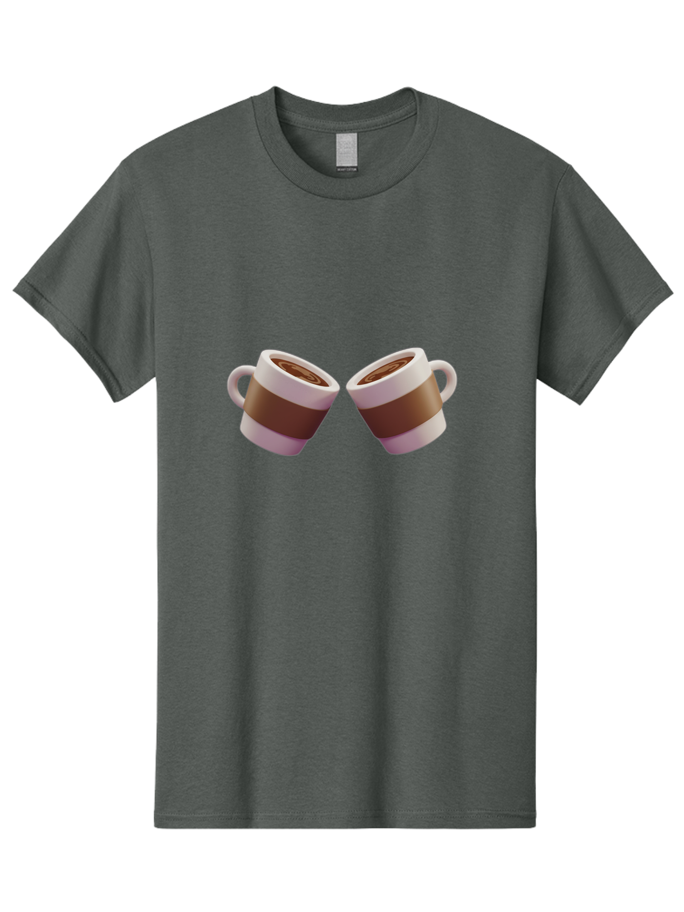 Coffee-Cups-1 Men'S Graphic Tee, 100% Cotton, Comfortable Casual Summer Wear, Machine Washable, Coffee Cups, Coffee Break, Hot Beverage, Morning Coffee, Coffee Time, Espresso Cup, Coffee Lovers, Daily Grind Baa367