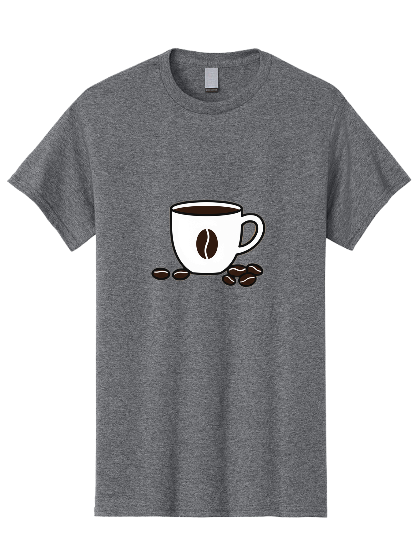 Coffee-Mug-2 Men'S Graphic Tee, 100% Cotton, Comfortable Casual Summer Wear, Machine Washable, Coffee Mug, Coffee Beans, Morning Coffee, Coffee Break, Caffeine Boost, Coffee Time, Coffee Lover, Coffee Art Baa376