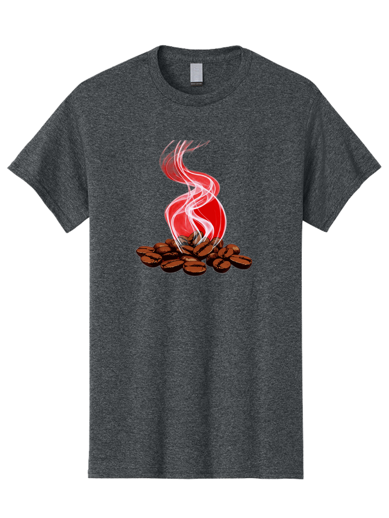 Coffee Men'S Graphic Tee, 100% Cotton, Comfortable Casual Summer Wear, Machine Washable, Coffee Beans, Roasted Coffee, Freshly Brewed Coffee, Steam Rising, Morning Coffee, Coffee Culture, Energy Boost, Morning Pick-Me-Up Baa381