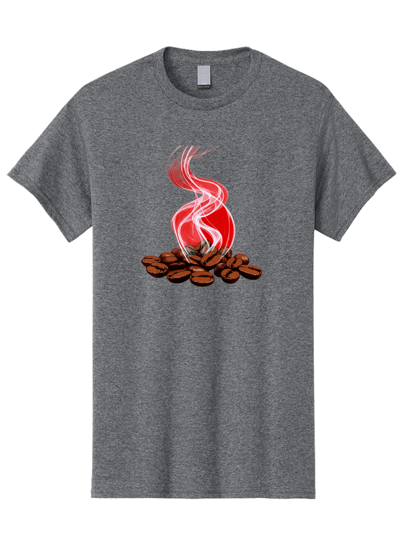 Coffee Men'S Graphic Tee, 100% Cotton, Comfortable Casual Summer Wear, Machine Washable, Coffee Beans, Roasted Coffee, Freshly Brewed Coffee, Steam Rising, Morning Coffee, Coffee Culture, Energy Boost, Morning Pick-Me-Up Baa381