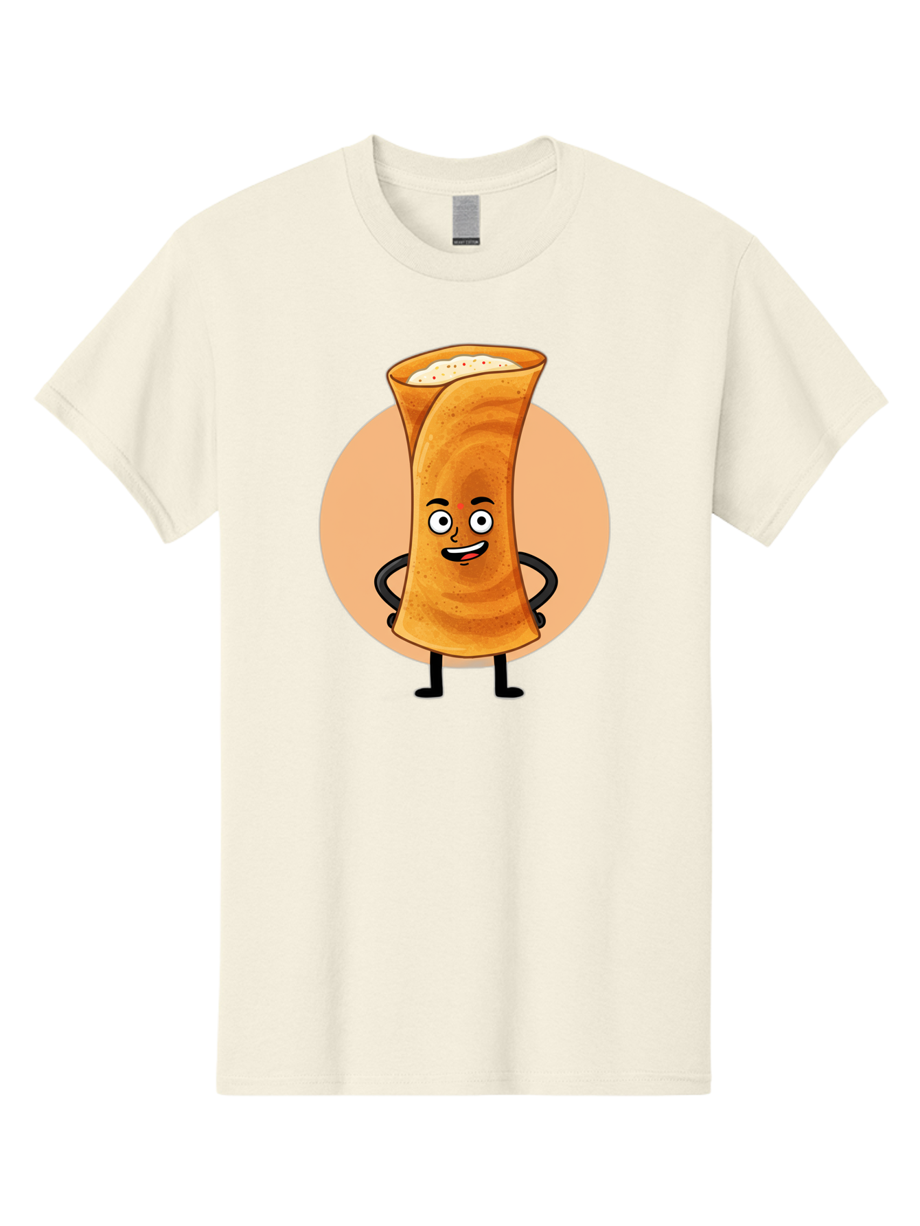 Dabba-Chai Men'S Graphic Tee, 100% Cotton, Comfortable Casual Summer Wear, Machine Washable, Cartoon Cup Of Tea, Dabba Chai, Indian Tea Culture, Anthropomorphic Beverage, Fun Illustration, Masala Chai, Tea Lover, Cute Character Baa437