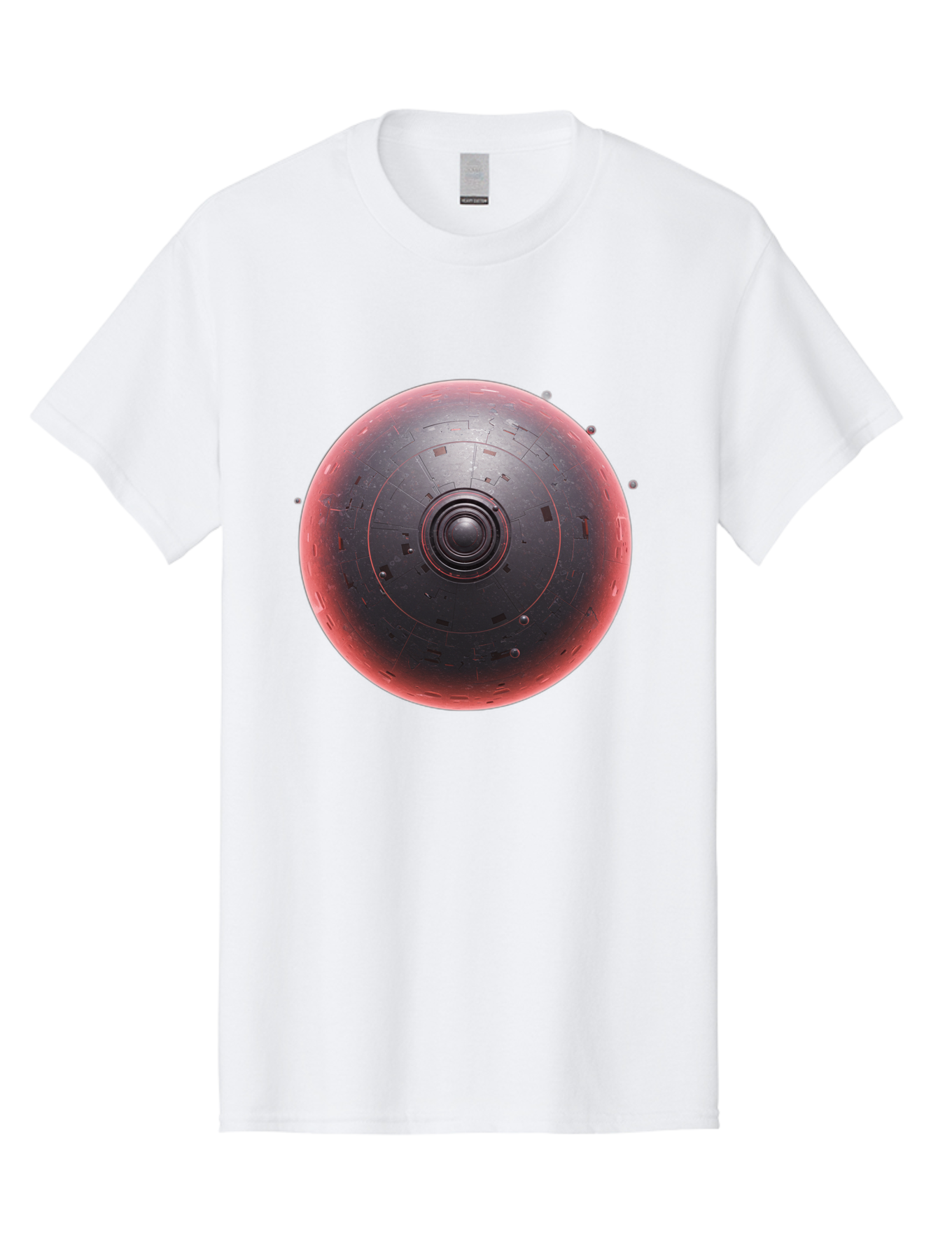 Death-Star Men'S Graphic Tee, 100% Cotton, Comfortable Casual Summer Wear, Machine Washable, Death Star, Star Wars, Space Station, Iconic Design, Futuristic Technology, Spherical Shape, Dark Side, Sci-Fi, Pop Culture Baa442