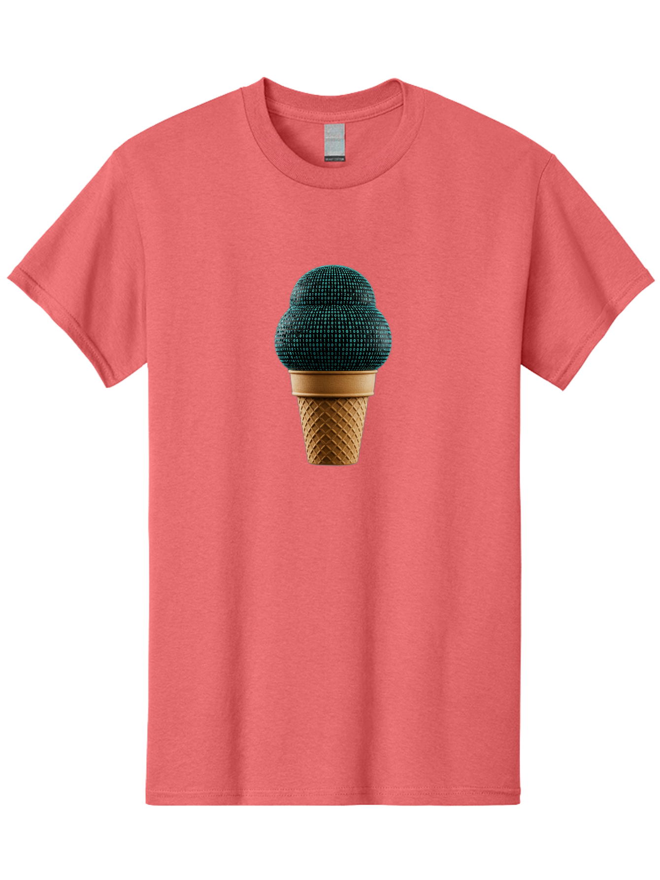 Disco-Ball-Ice-Cream Men'S Graphic Tee, 100% Cotton, Comfortable Casual Summer Wear, Machine Washable, Disco Ball Ice Cream, Luxury Ice Cream, Glamorous Dessert, Unique Ice Cream, Ice Cream Cone, Waffle Cone, Disco-Themed Treat, Baa451