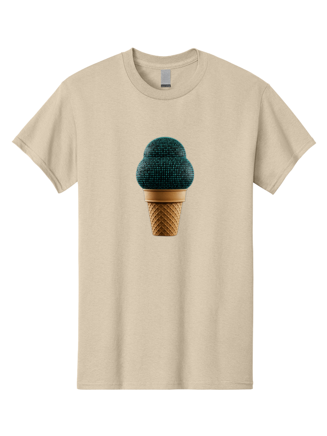 Disco-Ball-Ice-Cream Men'S Graphic Tee, 100% Cotton, Comfortable Casual Summer Wear, Machine Washable, Disco Ball Ice Cream, Luxury Ice Cream, Glamorous Dessert, Unique Ice Cream, Ice Cream Cone, Waffle Cone, Disco-Themed Treat, Baa451