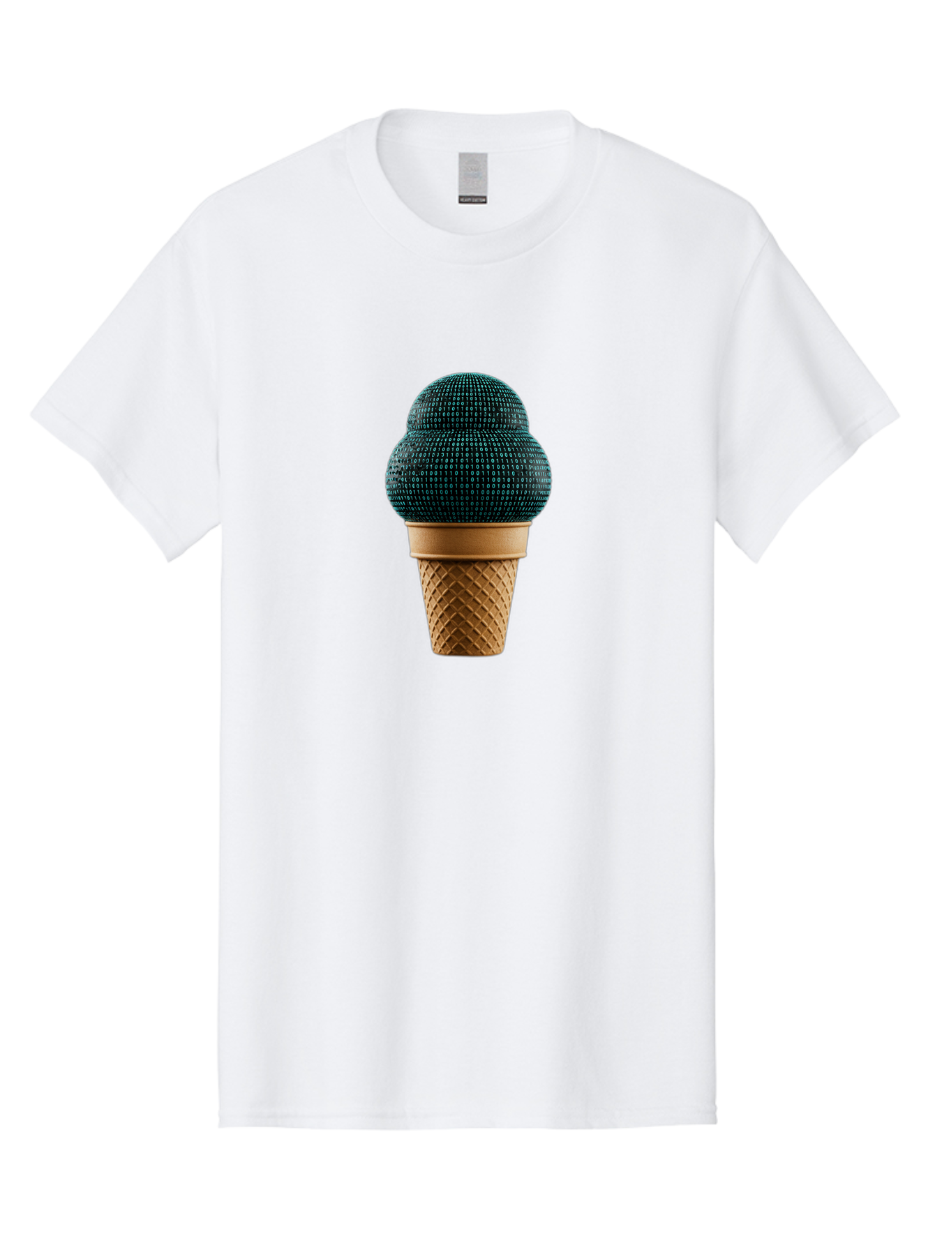 Disco-Ball-Ice-Cream Men'S Graphic Tee, 100% Cotton, Comfortable Casual Summer Wear, Machine Washable, Disco Ball Ice Cream, Luxury Ice Cream, Glamorous Dessert, Unique Ice Cream, Ice Cream Cone, Waffle Cone, Disco-Themed Treat, Baa451