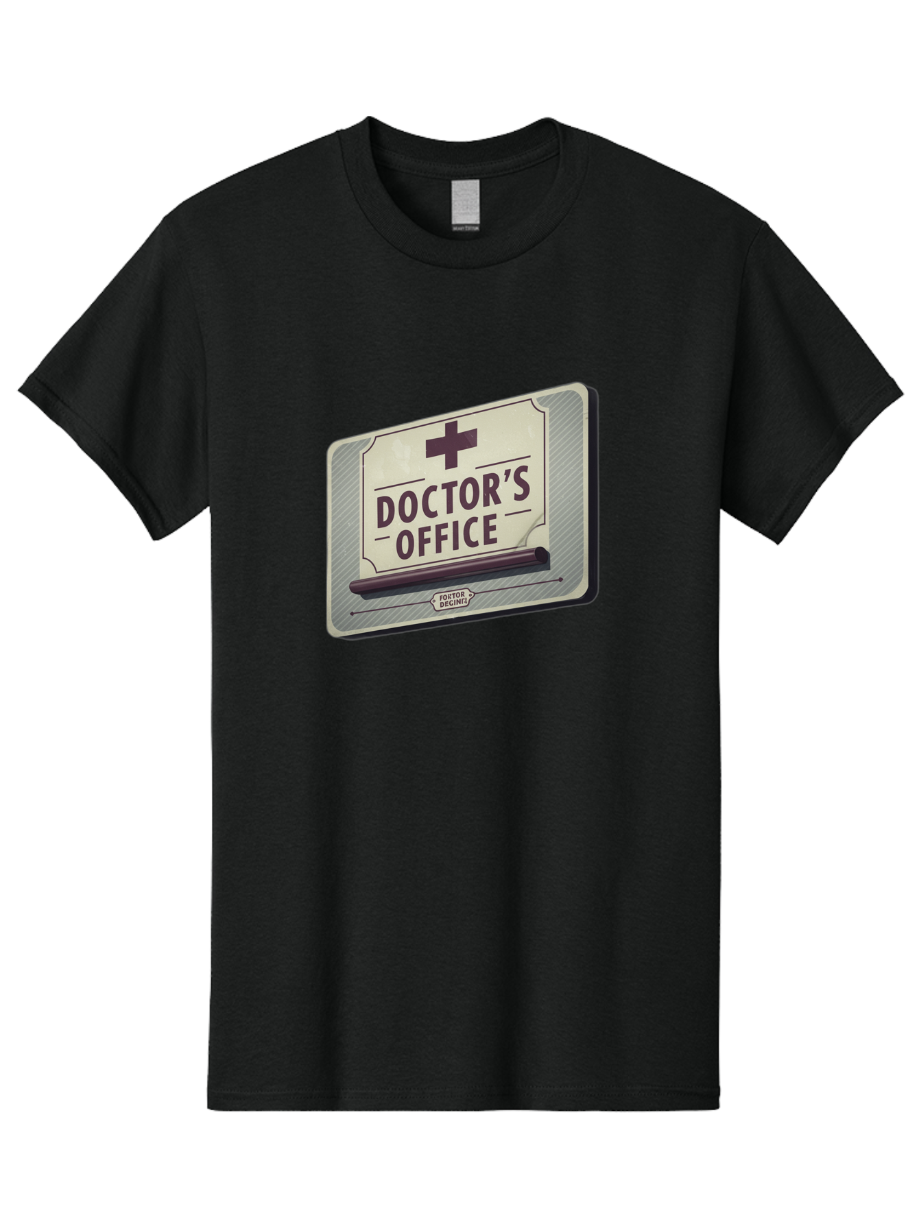 Doctor-S-Office-3 Men'S Graphic Tee, 100% Cotton, Comfortable Casual Summer Wear, Machine Washable, Doctor'S Office Sign, Medical Symbol, Medical Cross, Vintage Sign, Retro Style, Medical Signage, Healthcare Icon, Doctor'S Office, Tatort Deko Baa478