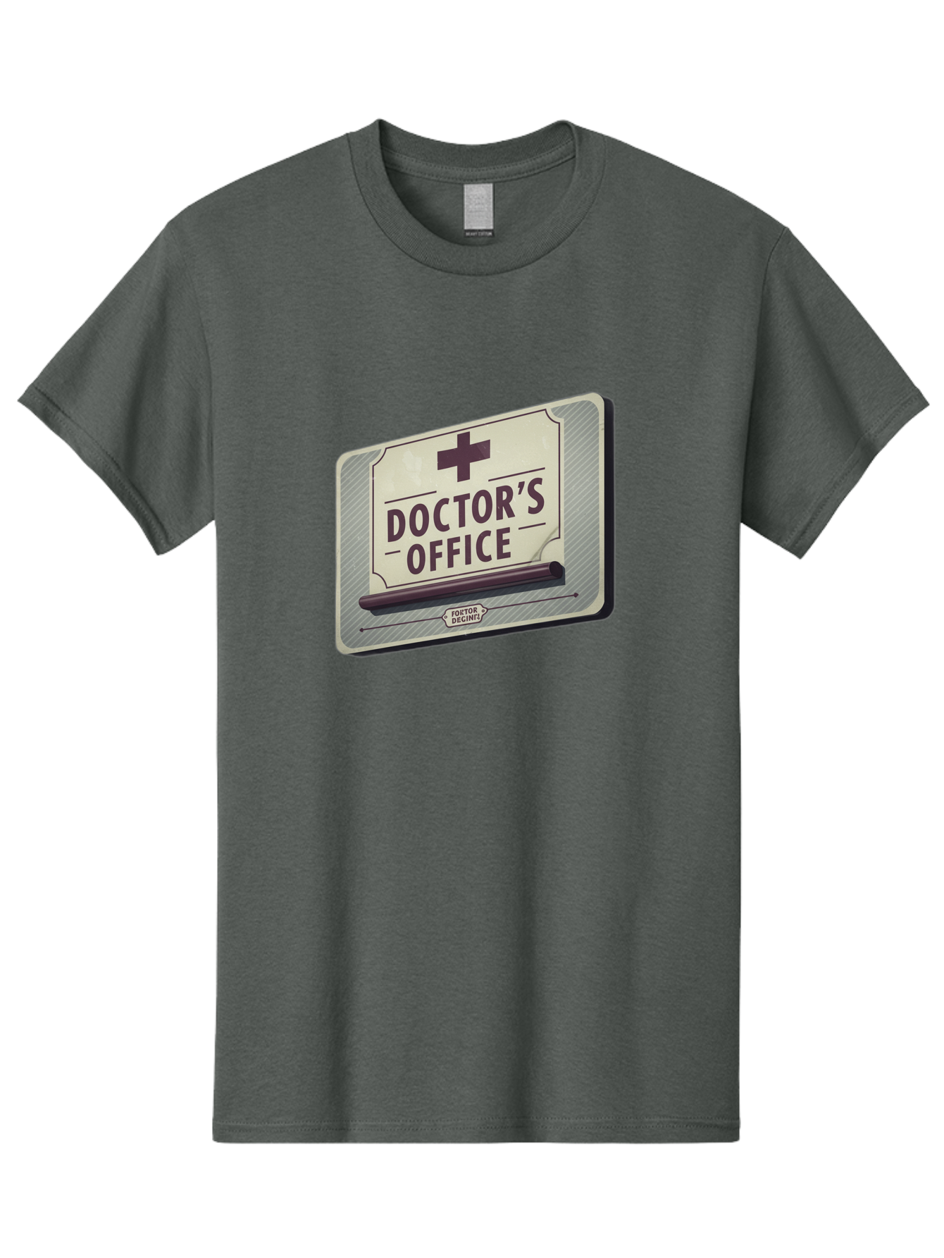 Doctor-S-Office-3 Men'S Graphic Tee, 100% Cotton, Comfortable Casual Summer Wear, Machine Washable, Doctor'S Office Sign, Medical Symbol, Medical Cross, Vintage Sign, Retro Style, Medical Signage, Healthcare Icon, Doctor'S Office, Tatort Deko Baa478