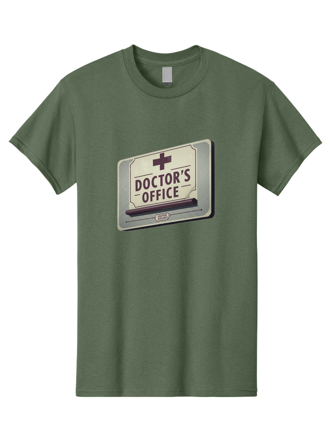 Doctor-S-Office-3 Men'S Graphic Tee, 100% Cotton, Comfortable Casual Summer Wear, Machine Washable, Doctor'S Office Sign, Medical Symbol, Medical Cross, Vintage Sign, Retro Style, Medical Signage, Healthcare Icon, Doctor'S Office, Tatort Deko Baa478