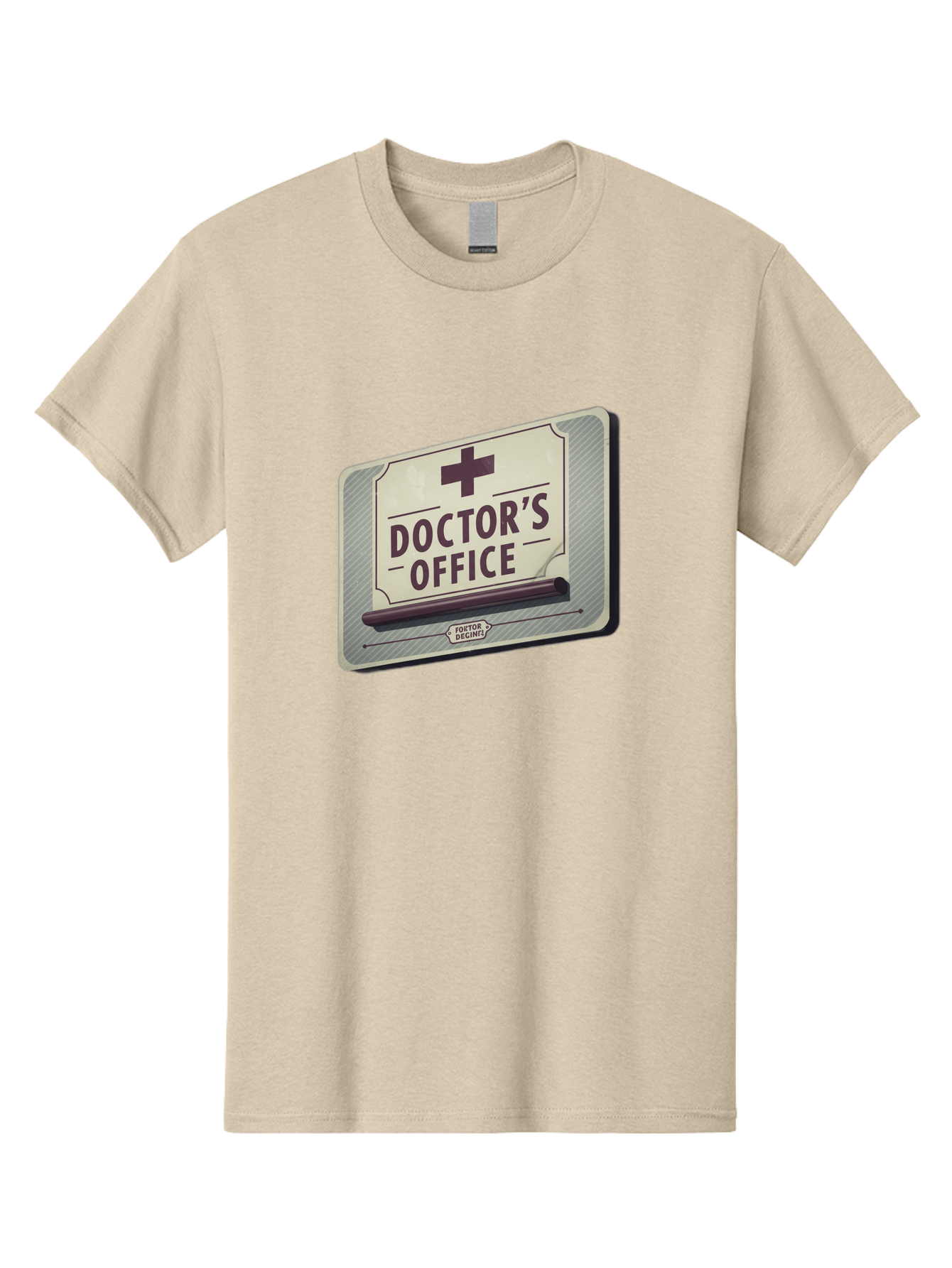 Doctor-S-Office-3 Men'S Graphic Tee, 100% Cotton, Comfortable Casual Summer Wear, Machine Washable, Doctor'S Office Sign, Medical Symbol, Medical Cross, Vintage Sign, Retro Style, Medical Signage, Healthcare Icon, Doctor'S Office, Tatort Deko Baa478
