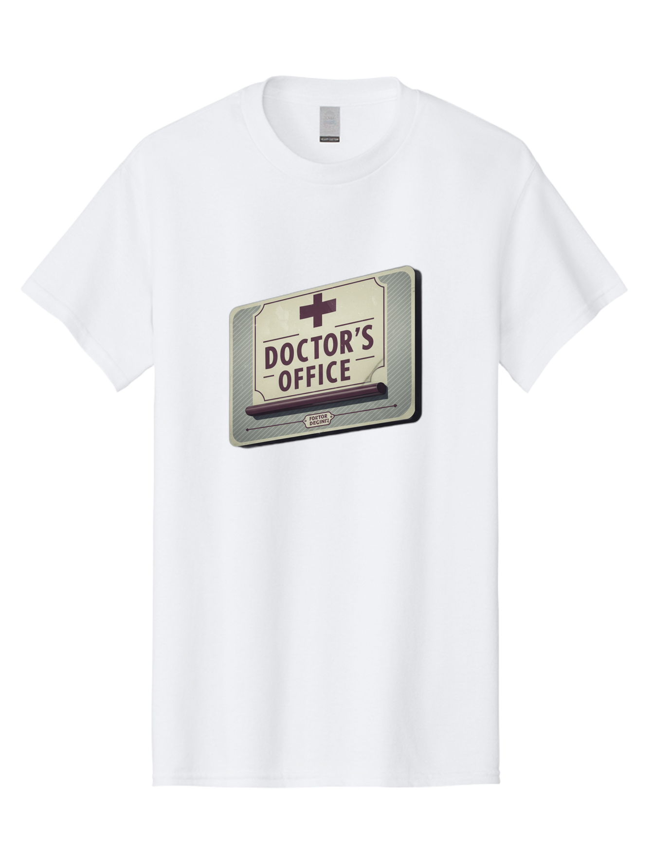 Doctor-S-Office-3 Men'S Graphic Tee, 100% Cotton, Comfortable Casual Summer Wear, Machine Washable, Doctor'S Office Sign, Medical Symbol, Medical Cross, Vintage Sign, Retro Style, Medical Signage, Healthcare Icon, Doctor'S Office, Tatort Deko Baa478