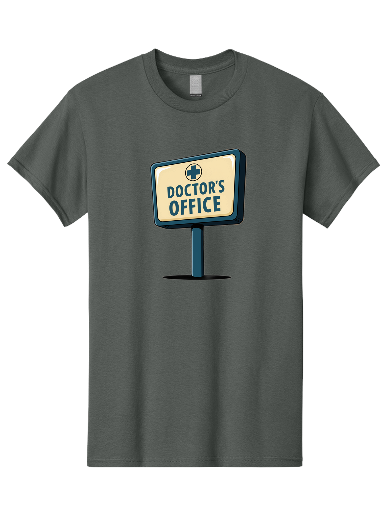 Doctor-S-Office-5 Men'S Graphic Tee, 100% Cotton, Comfortable Casual Summer Wear, Machine Washable, Doctor'S Office Sign, Medical Cross Symbol, Healthcare Facility, Medical Services, Doctor'S Office, Healthcare Provider Baa480