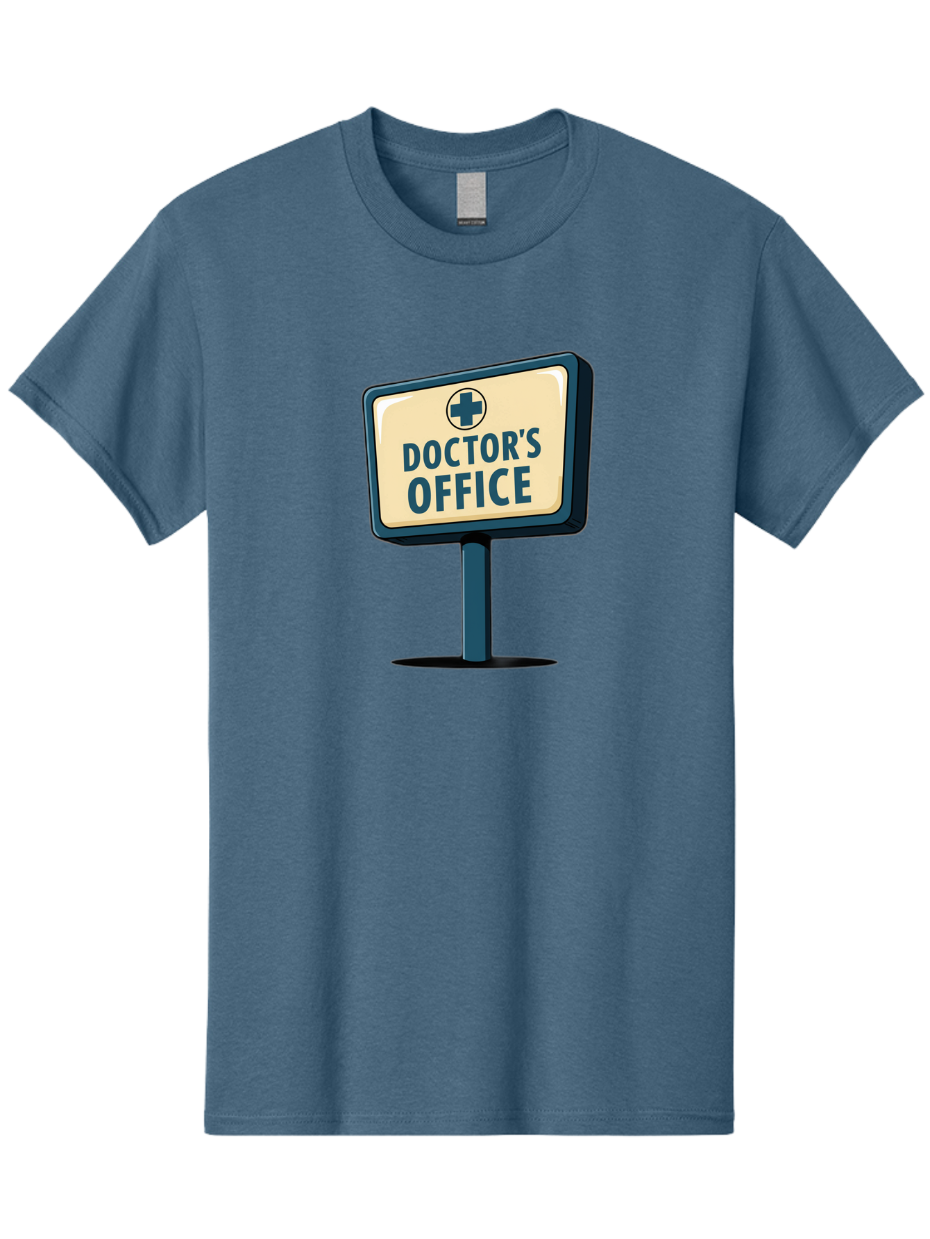 Doctor-S-Office-5 Men'S Graphic Tee, 100% Cotton, Comfortable Casual Summer Wear, Machine Washable, Doctor'S Office Sign, Medical Cross Symbol, Healthcare Facility, Medical Services, Doctor'S Office, Healthcare Provider Baa480