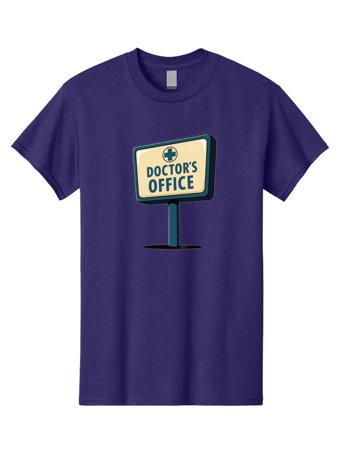 Doctor-S-Office-5 Men'S Graphic Tee, 100% Cotton, Comfortable Casual Summer Wear, Machine Washable, Doctor'S Office Sign, Medical Cross Symbol, Healthcare Facility, Medical Services, Doctor'S Office, Healthcare Provider Baa480