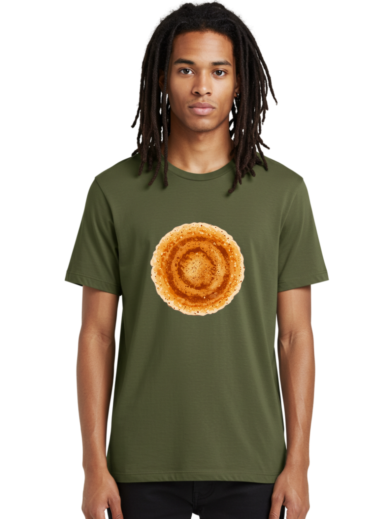 Dosa-1 Men'S Graphic Tee, 100% Cotton, Comfortable Casual Summer Wear, Machine Washable, Coffee Drink, Espresso-Style Beverage, Frothy Texture, Brown Color, Coffee Foam, Coffee Cup, Morning Coffee Baa532