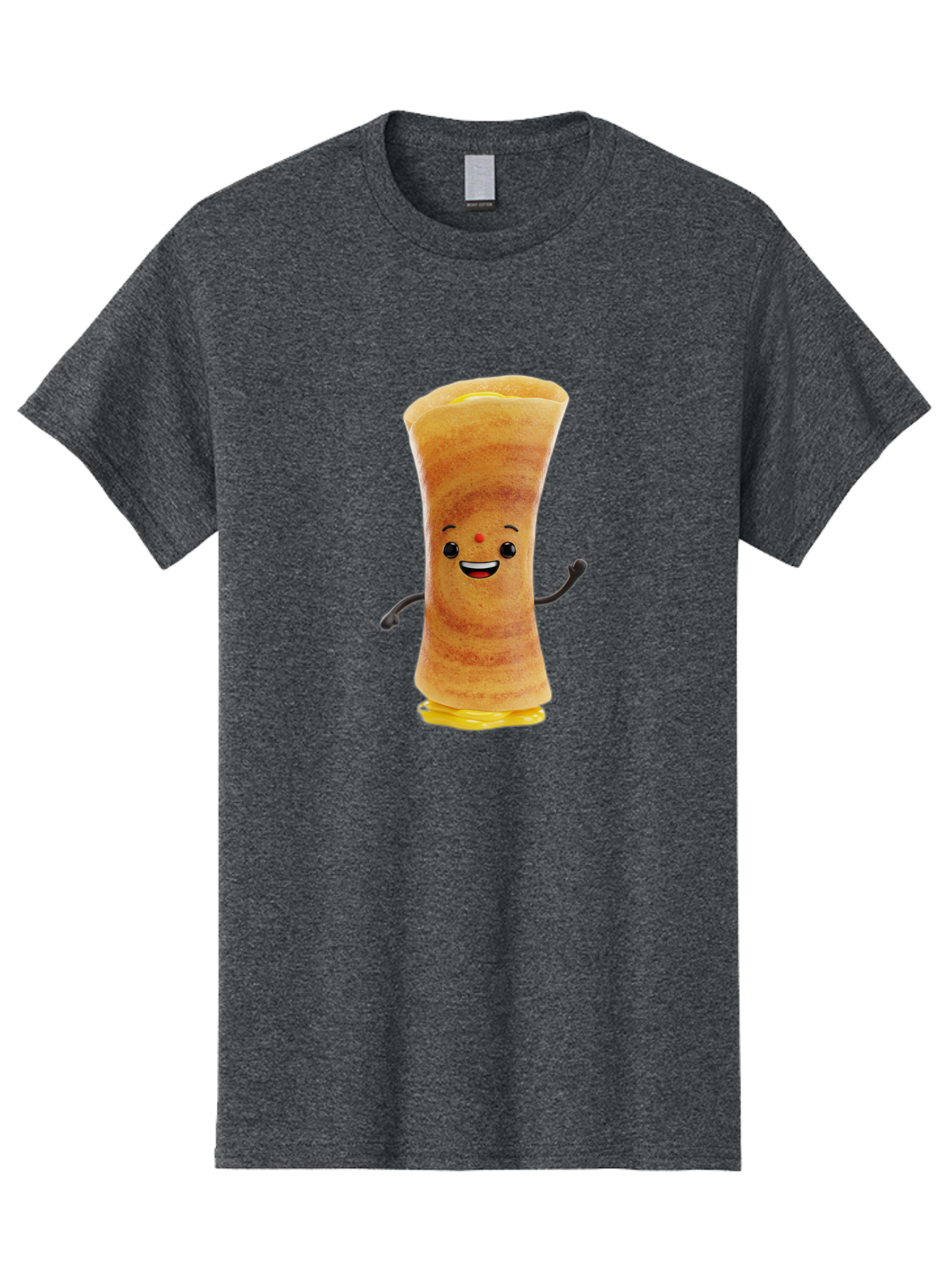 Dosa-Baby Men'S Graphic Tee, 100% Cotton, Comfortable Casual Summer Wear, Machine Washable, Indian Dessert, Jalebi Character, Cartoon Jalebi, Indian Sweet, Orange Treat, Smiling Jalebi, Crispy Dessert, Festive Food, Sweet Delight, Happy Food Baa537