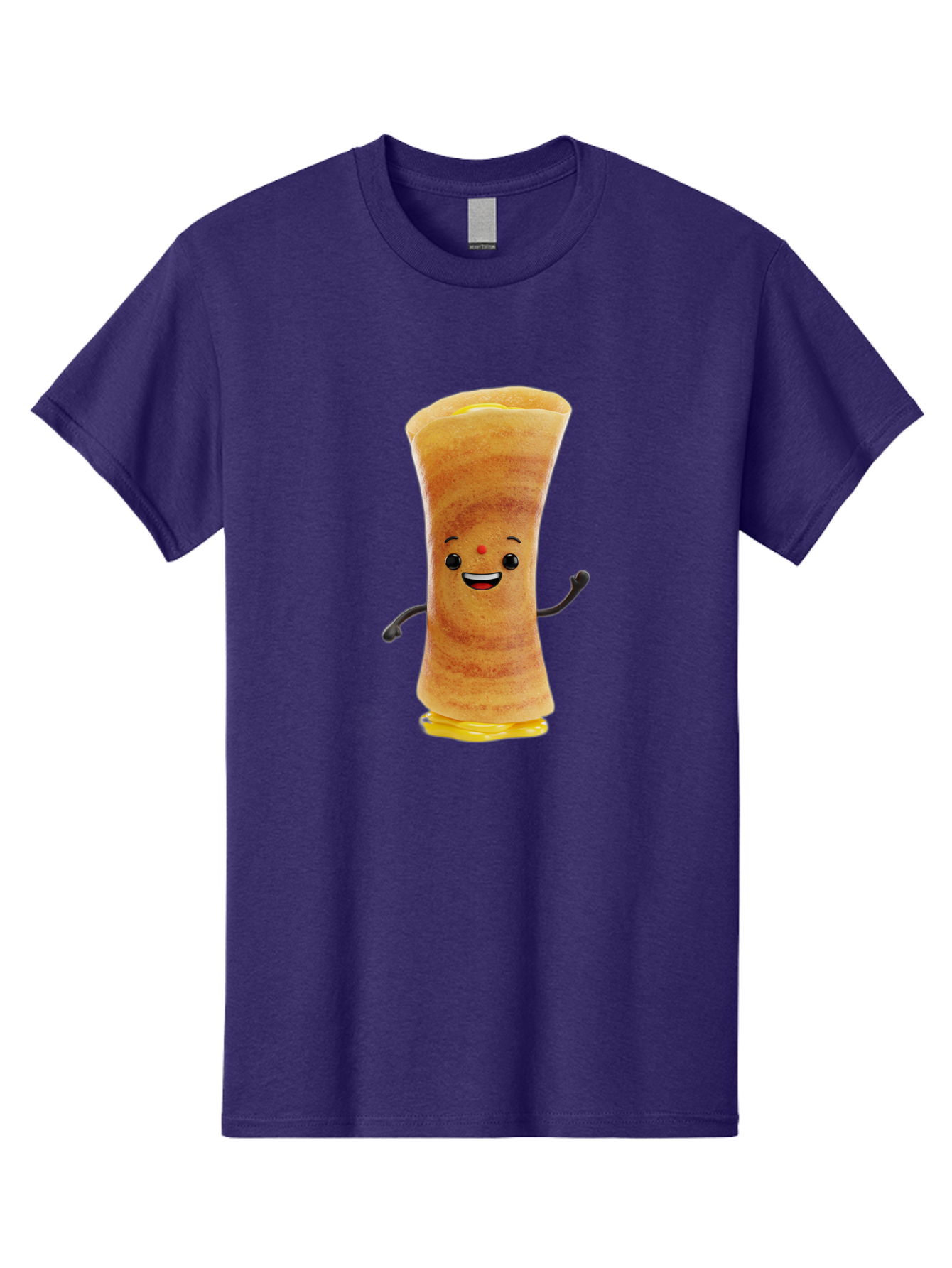Dosa-Baby Men'S Graphic Tee, 100% Cotton, Comfortable Casual Summer Wear, Machine Washable, Indian Dessert, Jalebi Character, Cartoon Jalebi, Indian Sweet, Orange Treat, Smiling Jalebi, Crispy Dessert, Festive Food, Sweet Delight, Happy Food Baa537