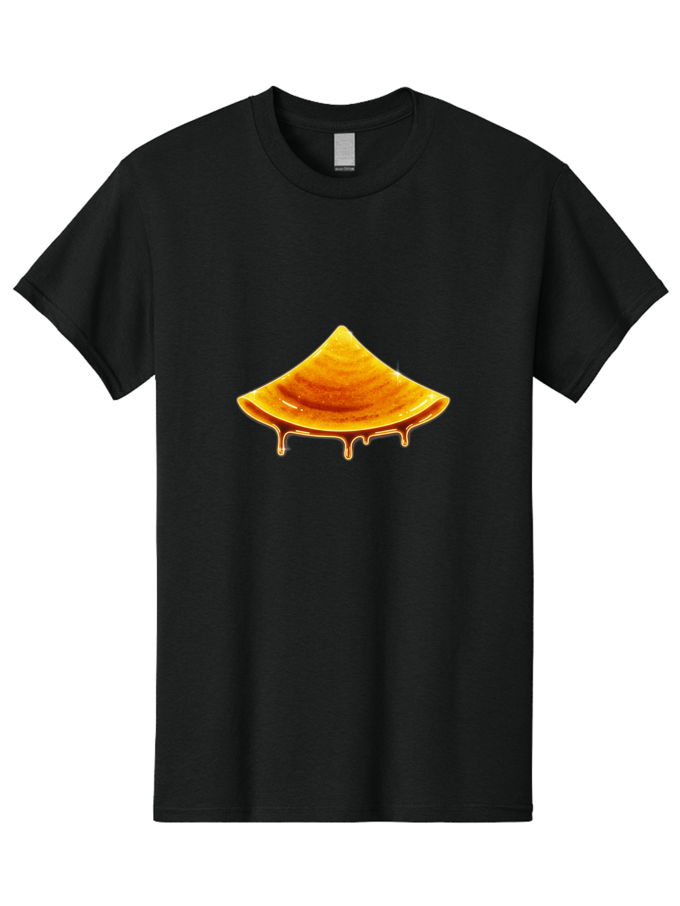 Dripping-Dosa Men'S Graphic Tee, 100% Cotton, Comfortable Casual Summer Wear, Machine Washable, Honeycomb Dripping With Honey, Sweet Treats, Golden Nectar, Honey In Honeycomb, Sticky Honey, Honeycomb Texture, Honeycomb Pattern Baa564
