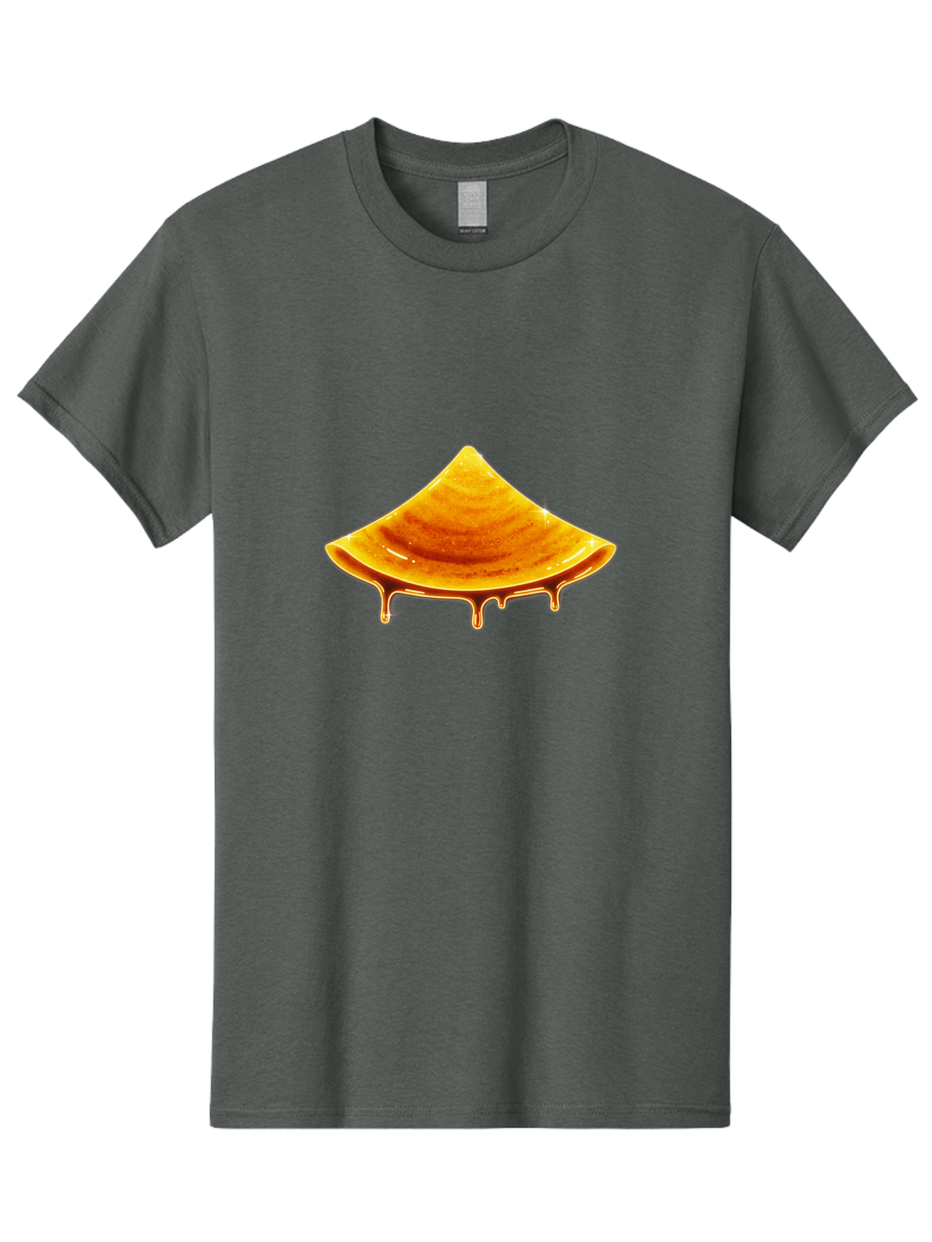 Dripping-Dosa Men'S Graphic Tee, 100% Cotton, Comfortable Casual Summer Wear, Machine Washable, Honeycomb Dripping With Honey, Sweet Treats, Golden Nectar, Honey In Honeycomb, Sticky Honey, Honeycomb Texture, Honeycomb Pattern Baa564