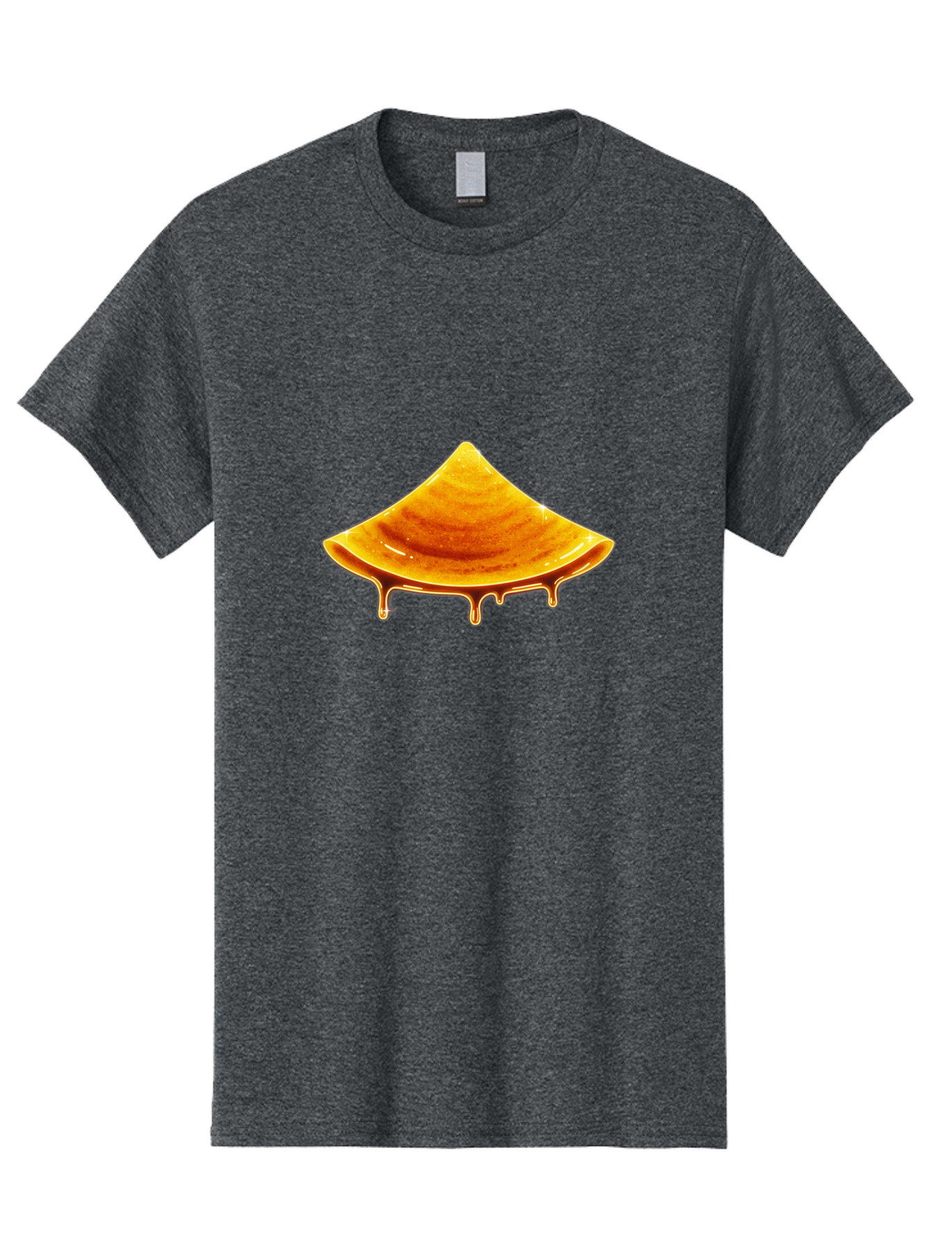 Dripping-Dosa Men'S Graphic Tee, 100% Cotton, Comfortable Casual Summer Wear, Machine Washable, Honeycomb Dripping With Honey, Sweet Treats, Golden Nectar, Honey In Honeycomb, Sticky Honey, Honeycomb Texture, Honeycomb Pattern Baa564
