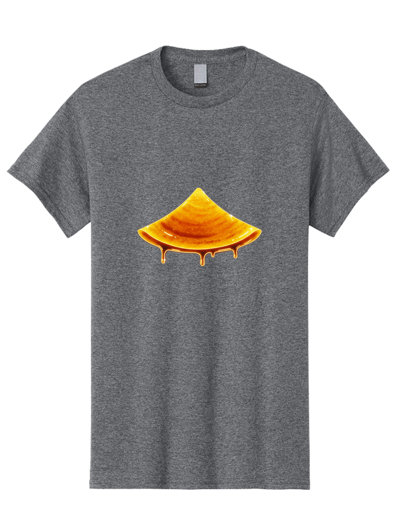 Dripping-Dosa Men'S Graphic Tee, 100% Cotton, Comfortable Casual Summer Wear, Machine Washable, Honeycomb Dripping With Honey, Sweet Treats, Golden Nectar, Honey In Honeycomb, Sticky Honey, Honeycomb Texture, Honeycomb Pattern Baa564