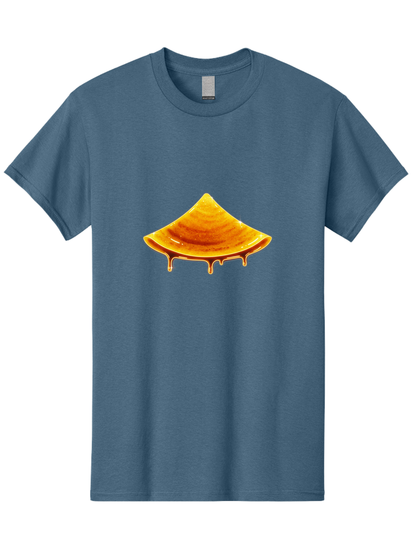 Dripping-Dosa Men'S Graphic Tee, 100% Cotton, Comfortable Casual Summer Wear, Machine Washable, Honeycomb Dripping With Honey, Sweet Treats, Golden Nectar, Honey In Honeycomb, Sticky Honey, Honeycomb Texture, Honeycomb Pattern Baa564