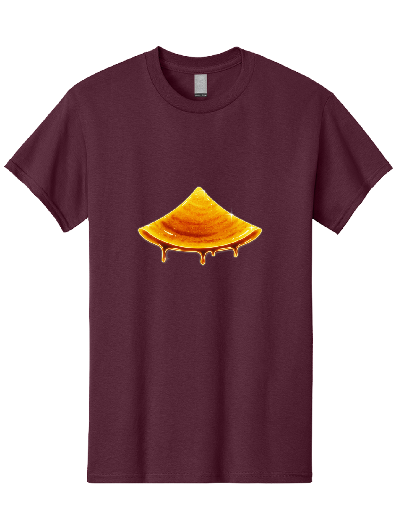 Dripping-Dosa Men'S Graphic Tee, 100% Cotton, Comfortable Casual Summer Wear, Machine Washable, Honeycomb Dripping With Honey, Sweet Treats, Golden Nectar, Honey In Honeycomb, Sticky Honey, Honeycomb Texture, Honeycomb Pattern Baa564