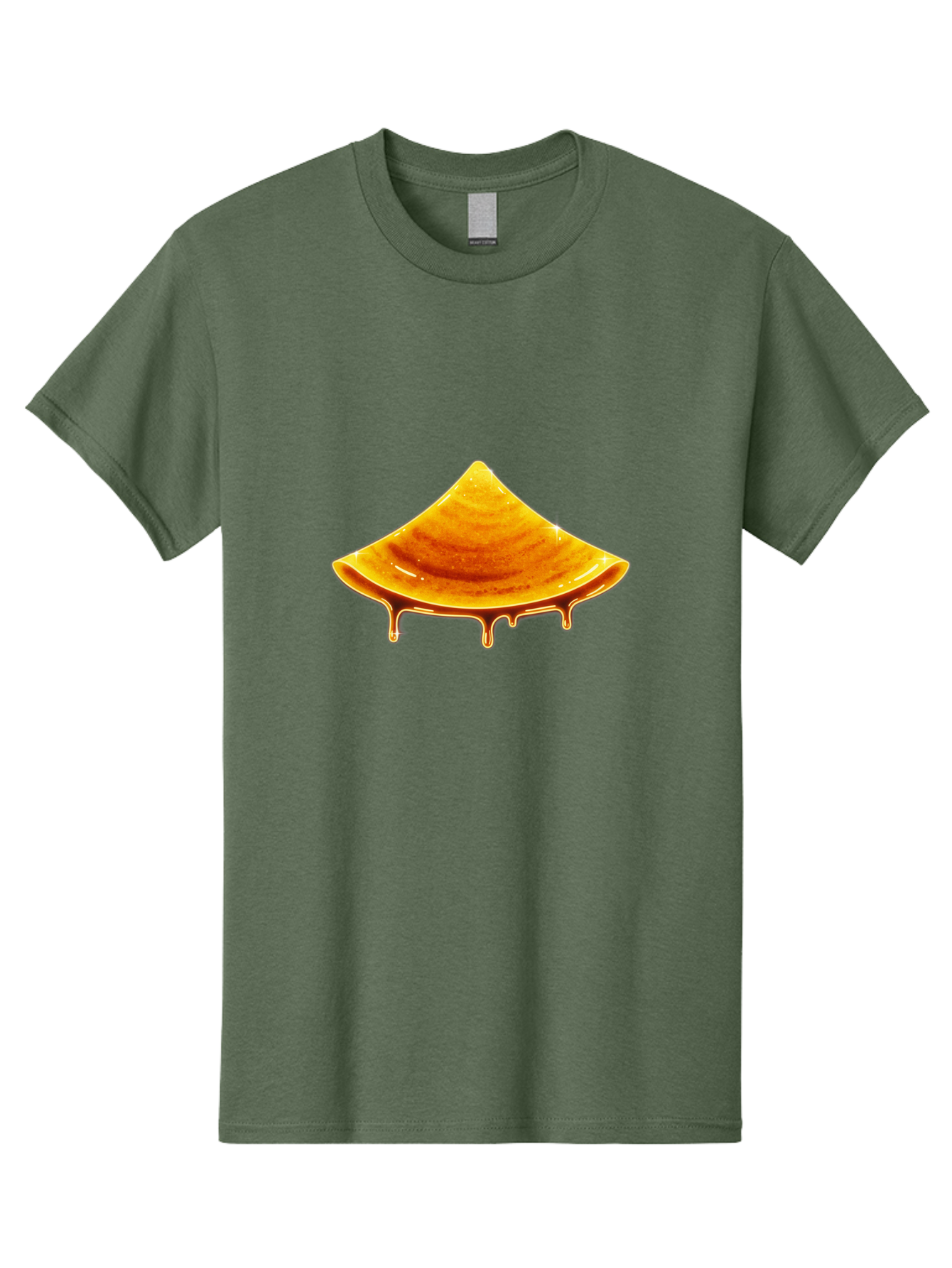Dripping-Dosa Men'S Graphic Tee, 100% Cotton, Comfortable Casual Summer Wear, Machine Washable, Honeycomb Dripping With Honey, Sweet Treats, Golden Nectar, Honey In Honeycomb, Sticky Honey, Honeycomb Texture, Honeycomb Pattern Baa564