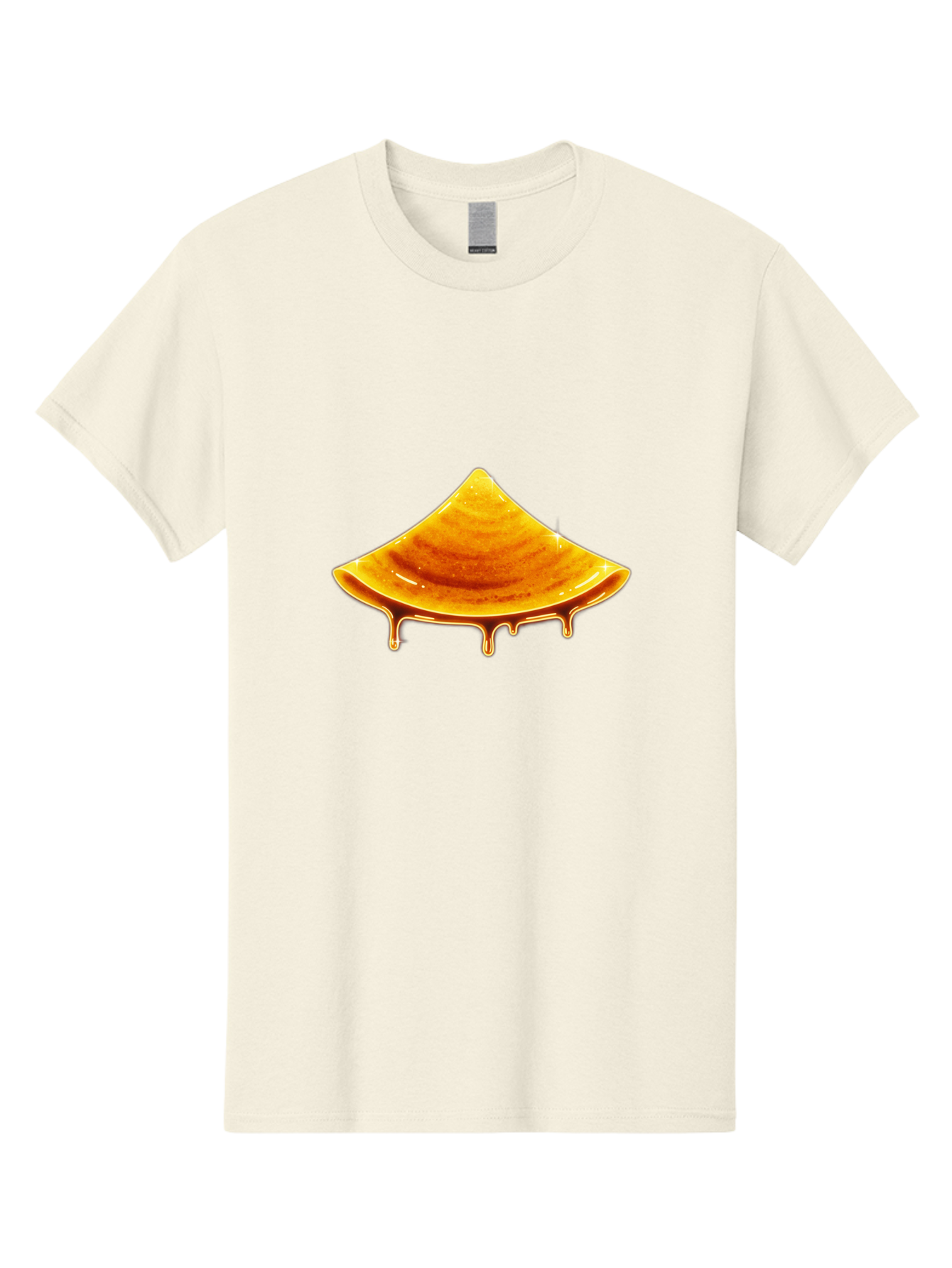 Dripping-Dosa Men'S Graphic Tee, 100% Cotton, Comfortable Casual Summer Wear, Machine Washable, Honeycomb Dripping With Honey, Sweet Treats, Golden Nectar, Honey In Honeycomb, Sticky Honey, Honeycomb Texture, Honeycomb Pattern Baa564