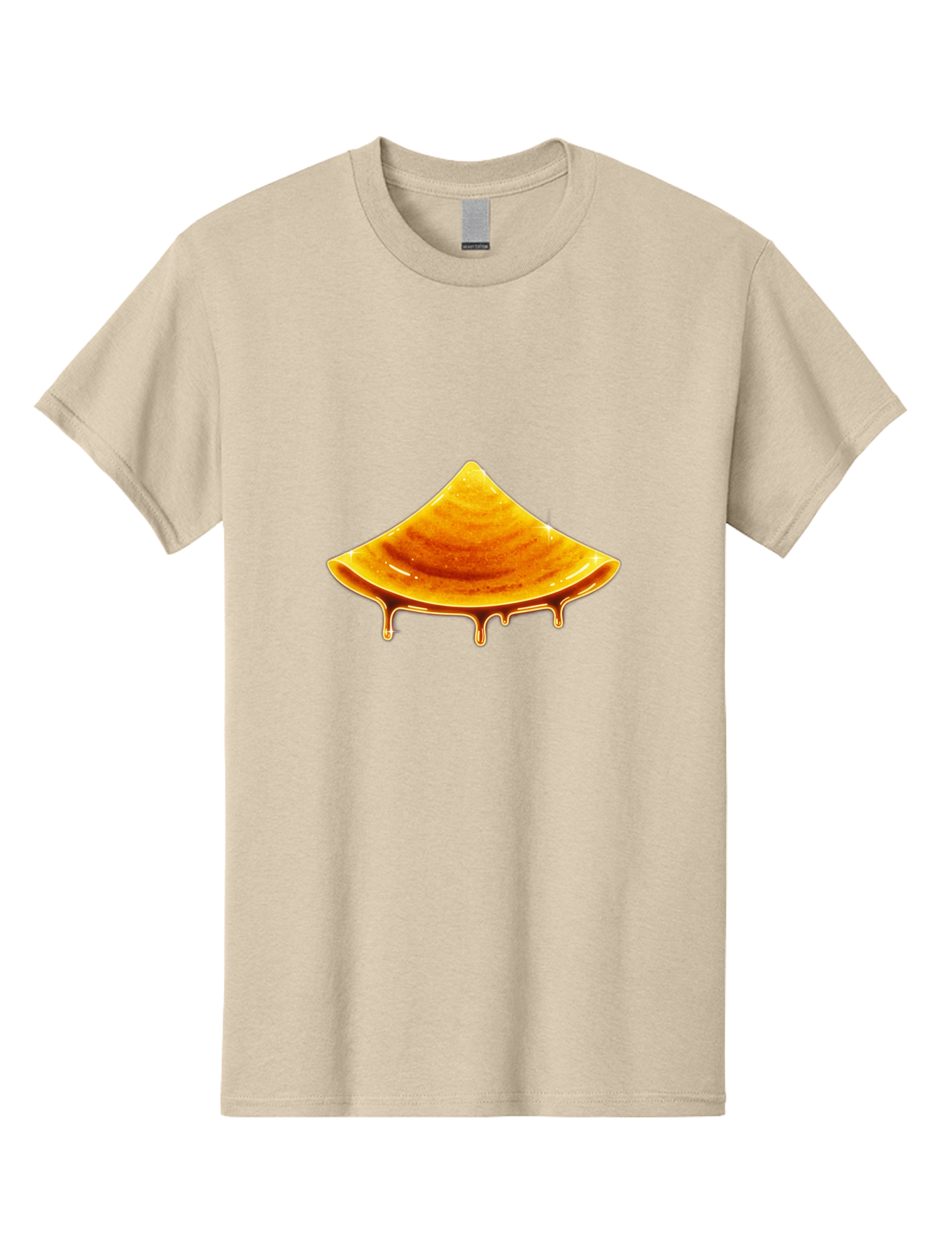 Dripping-Dosa Men'S Graphic Tee, 100% Cotton, Comfortable Casual Summer Wear, Machine Washable, Honeycomb Dripping With Honey, Sweet Treats, Golden Nectar, Honey In Honeycomb, Sticky Honey, Honeycomb Texture, Honeycomb Pattern Baa564