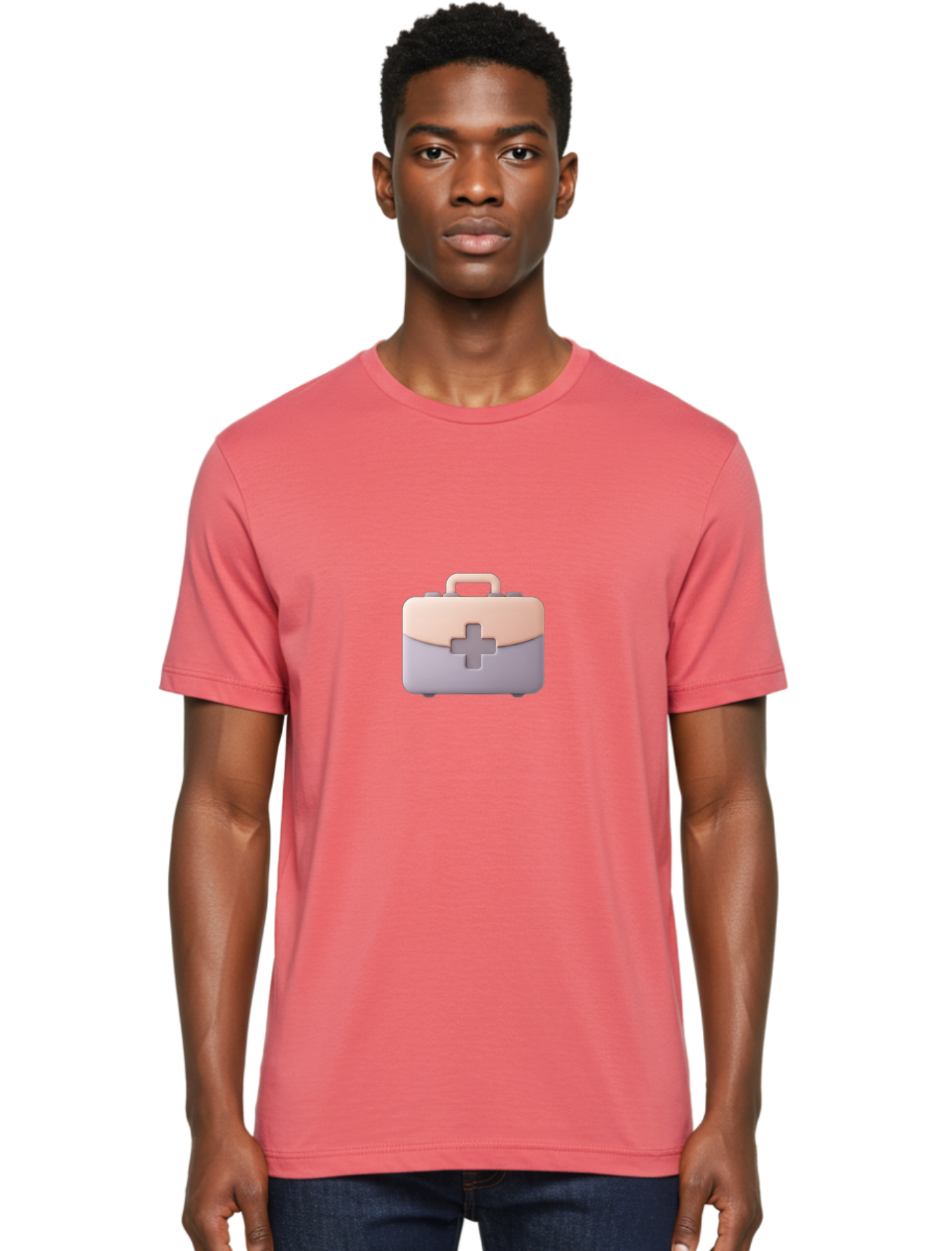 First-Aid-Kit-10 Men'S Graphic Tee, 100% Cotton, Comfortable Casual Summer Wear, Machine Washable, First Aid Kit, Medical Supplies, Health Care, Emergency Preparedness, Injury Care, Medical Cross, Health Icon, Emergency Kit, Medical Aid, Baa673