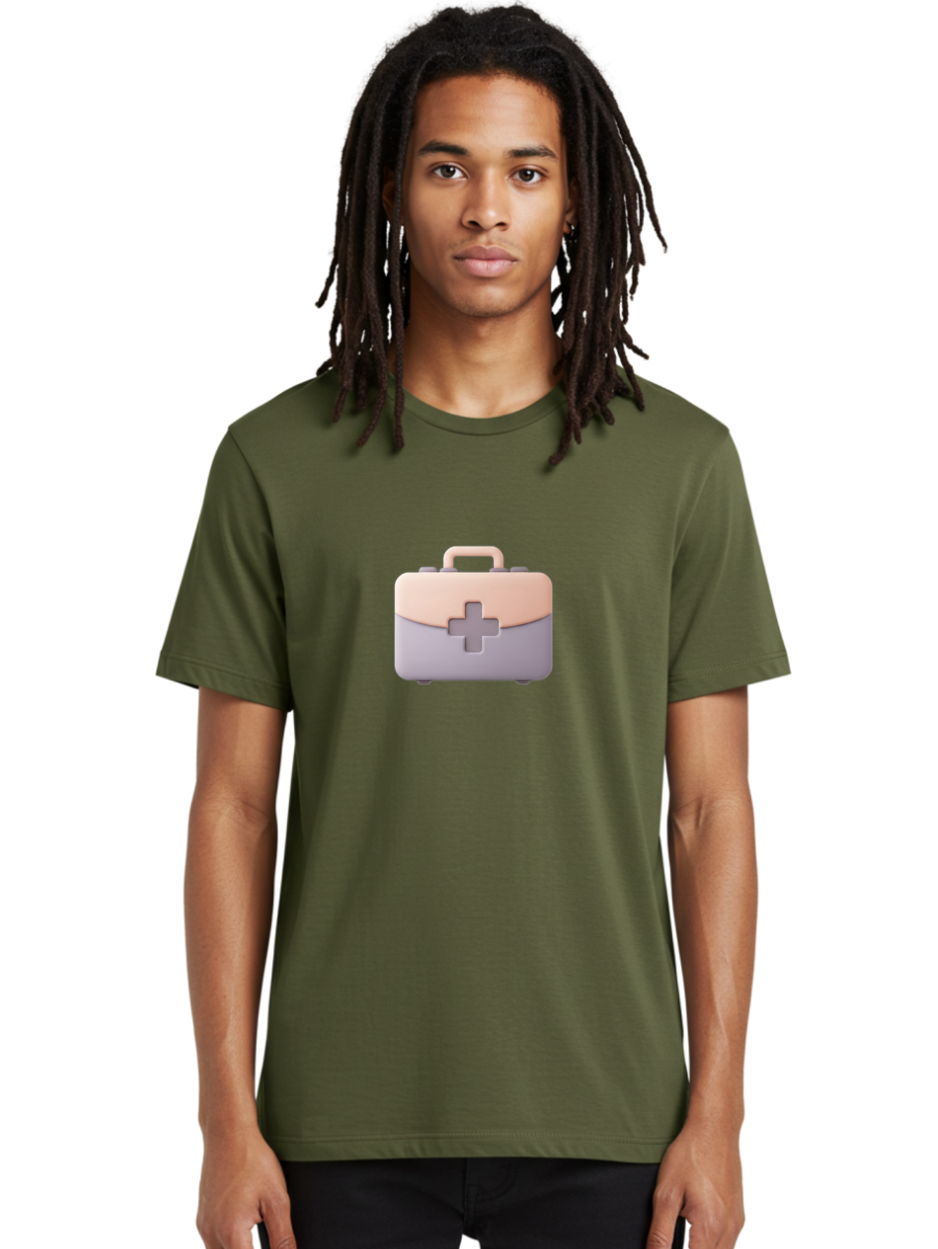 First-Aid-Kit-10 Men'S Graphic Tee, 100% Cotton, Comfortable Casual Summer Wear, Machine Washable, First Aid Kit, Medical Supplies, Health Care, Emergency Preparedness, Injury Care, Medical Cross, Health Icon, Emergency Kit, Medical Aid, Baa673