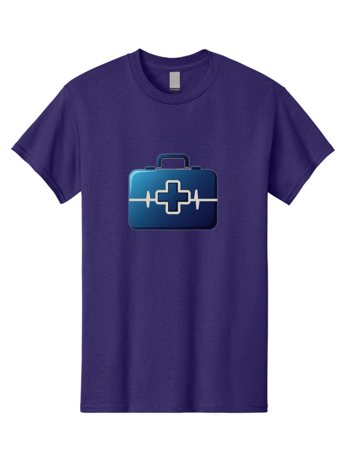 First-Aid-Kit-12 Men'S Graphic Tee, 100% Cotton, Comfortable Casual Summer Wear, Machine Washable, First Aid Kit, Medical Cross, Health Care, Emergency Kit, Medical Supplies, Health Symbol, Medical Aid, Heartbeat Baa675