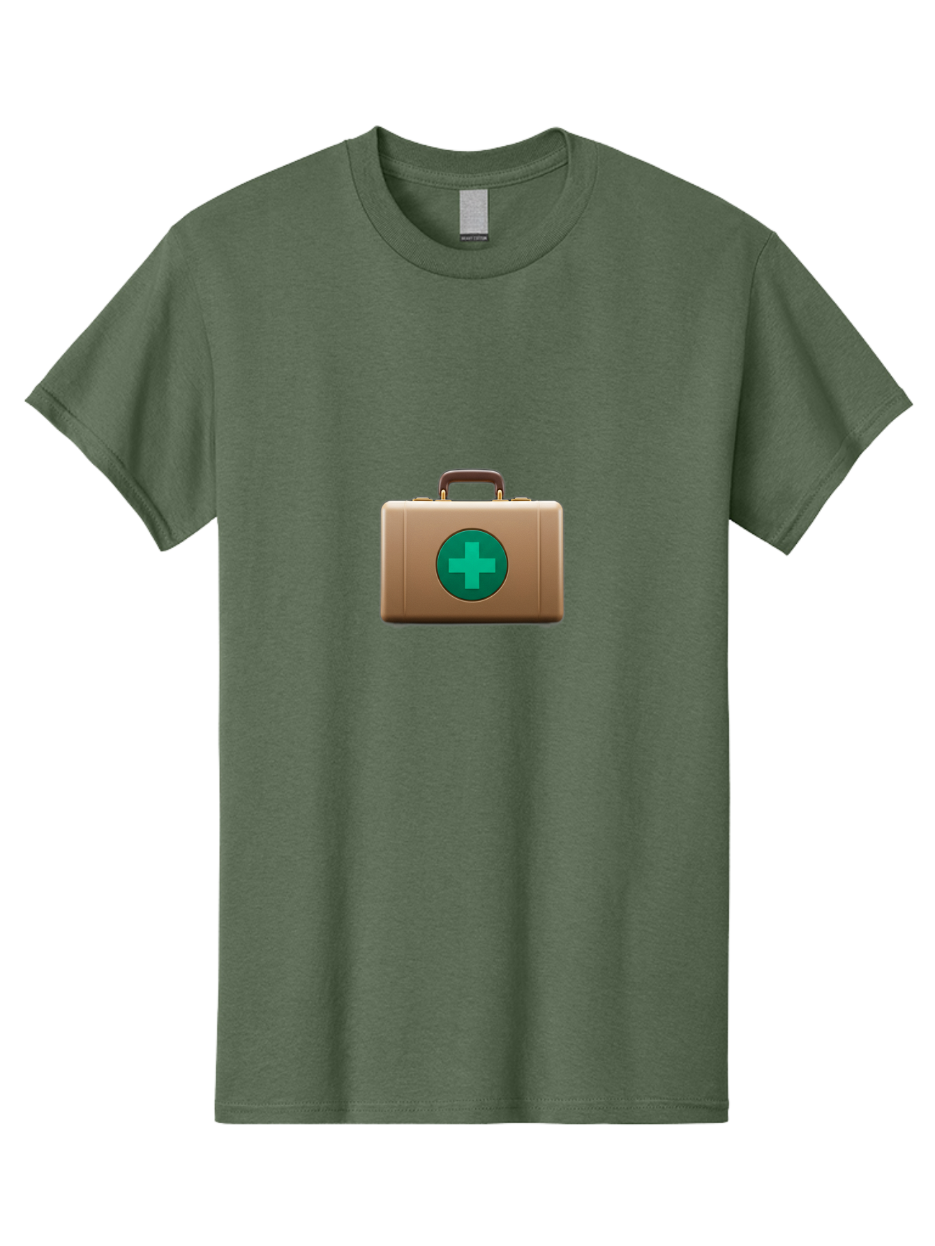 First-Aid-Kit-3 Men'S Graphic Tee, 100% Cotton, Comfortable Casual Summer Wear, Machine Washable, First Aid Kit, Medical Supplies, Health Care, Emergency Response, Medical Cross, Health Symbol, First Aid Symbol, Medical Kit, Emergency Kit Baa677