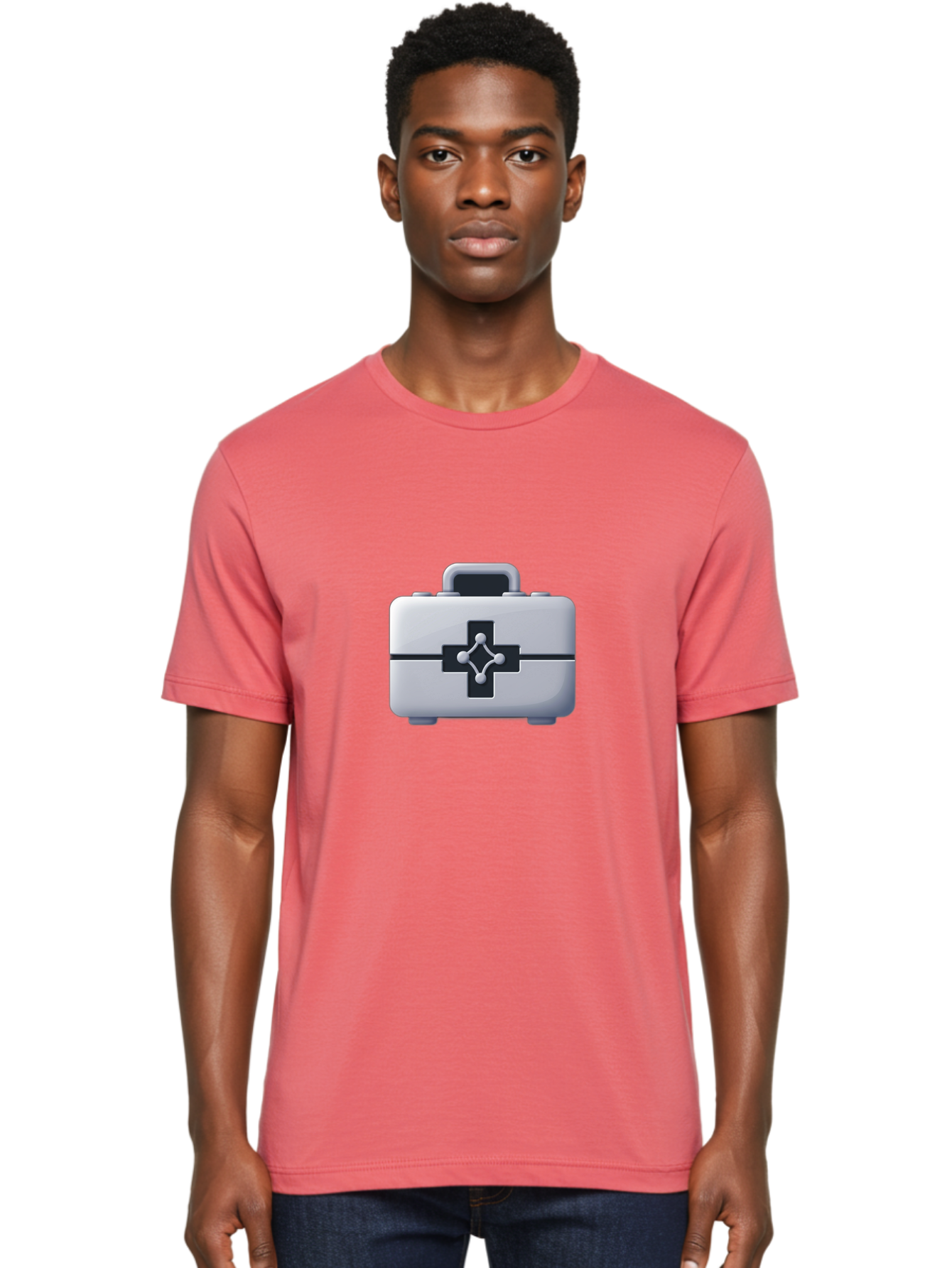 First-Aid-Kit-9 Men'S Graphic Tee, 100% Cotton, Comfortable Casual Summer Wear, Machine Washable, First Aid Kit, Medical Supplies, Health Care, Emergency Response, Medical Cross, Share Node, First Aid Box, Medical Kit, Health Emergency Baa683