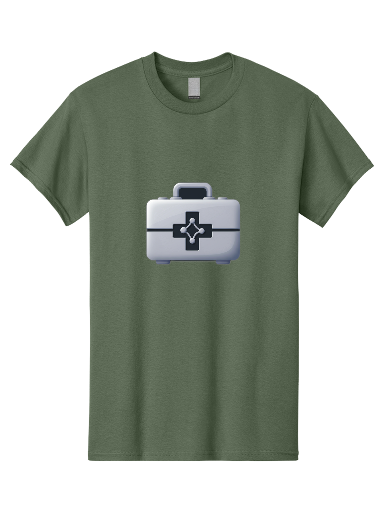 First-Aid-Kit-9 Men'S Graphic Tee, 100% Cotton, Comfortable Casual Summer Wear, Machine Washable, First Aid Kit, Medical Supplies, Health Care, Emergency Response, Medical Cross, Share Node, First Aid Box, Medical Kit, Health Emergency Baa683