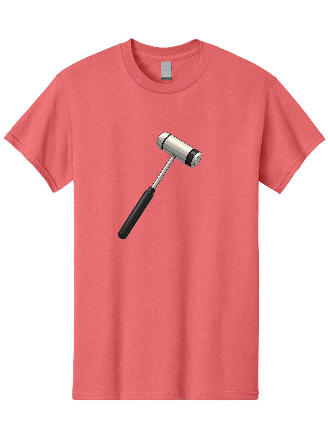 Gavel Men'S Graphic Tee, 100% Cotton, Comfortable Casual Summer Wear, Machine Washable, Gavel, Courtroom, Justice, Law, Judge, Authority, Symbol, Power, Decision, Metal, Handle, Black Grip Baa732