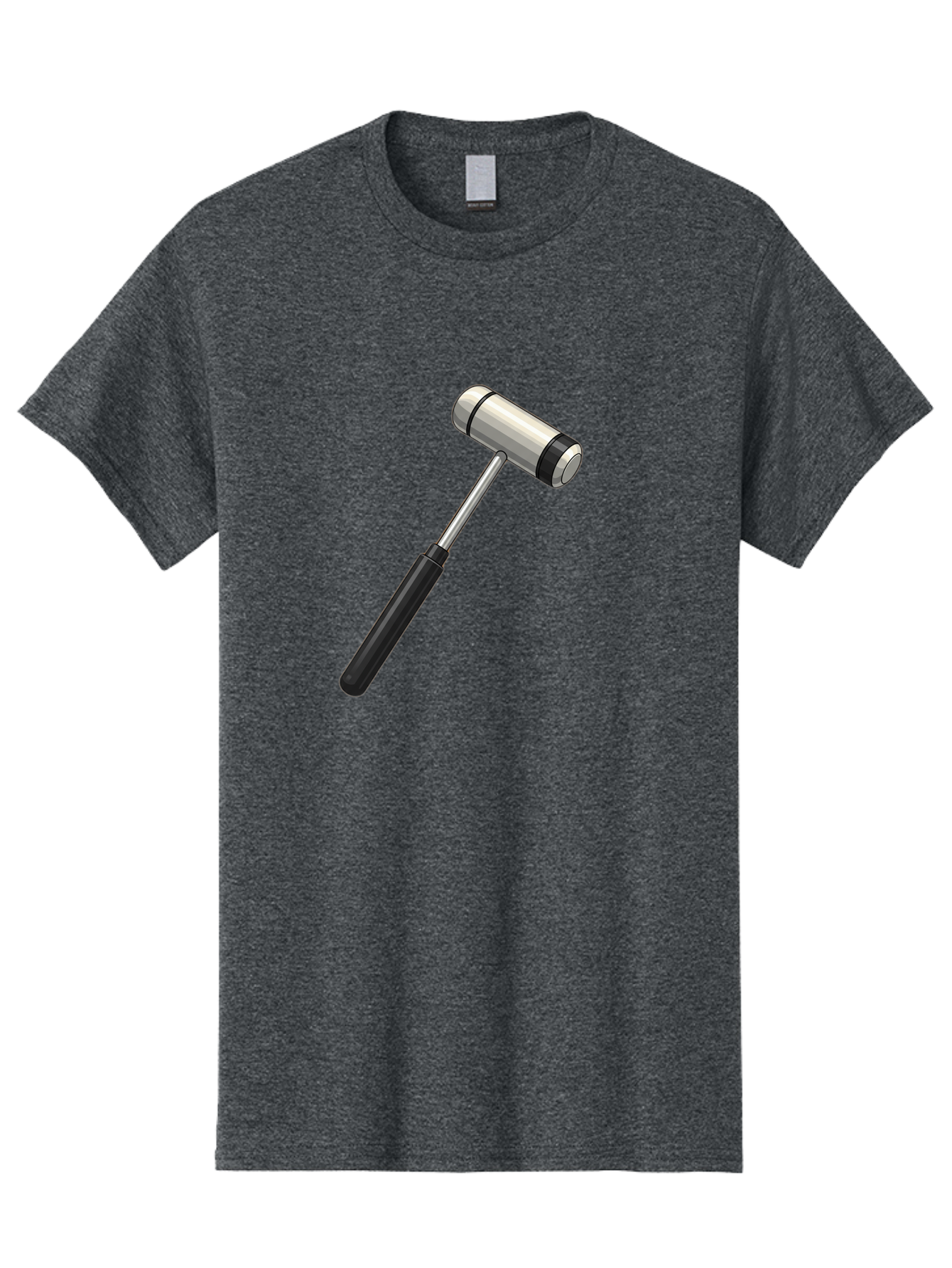 Gavel Men'S Graphic Tee, 100% Cotton, Comfortable Casual Summer Wear, Machine Washable, Gavel, Courtroom, Justice, Law, Judge, Authority, Symbol, Power, Decision, Metal, Handle, Black Grip Baa732