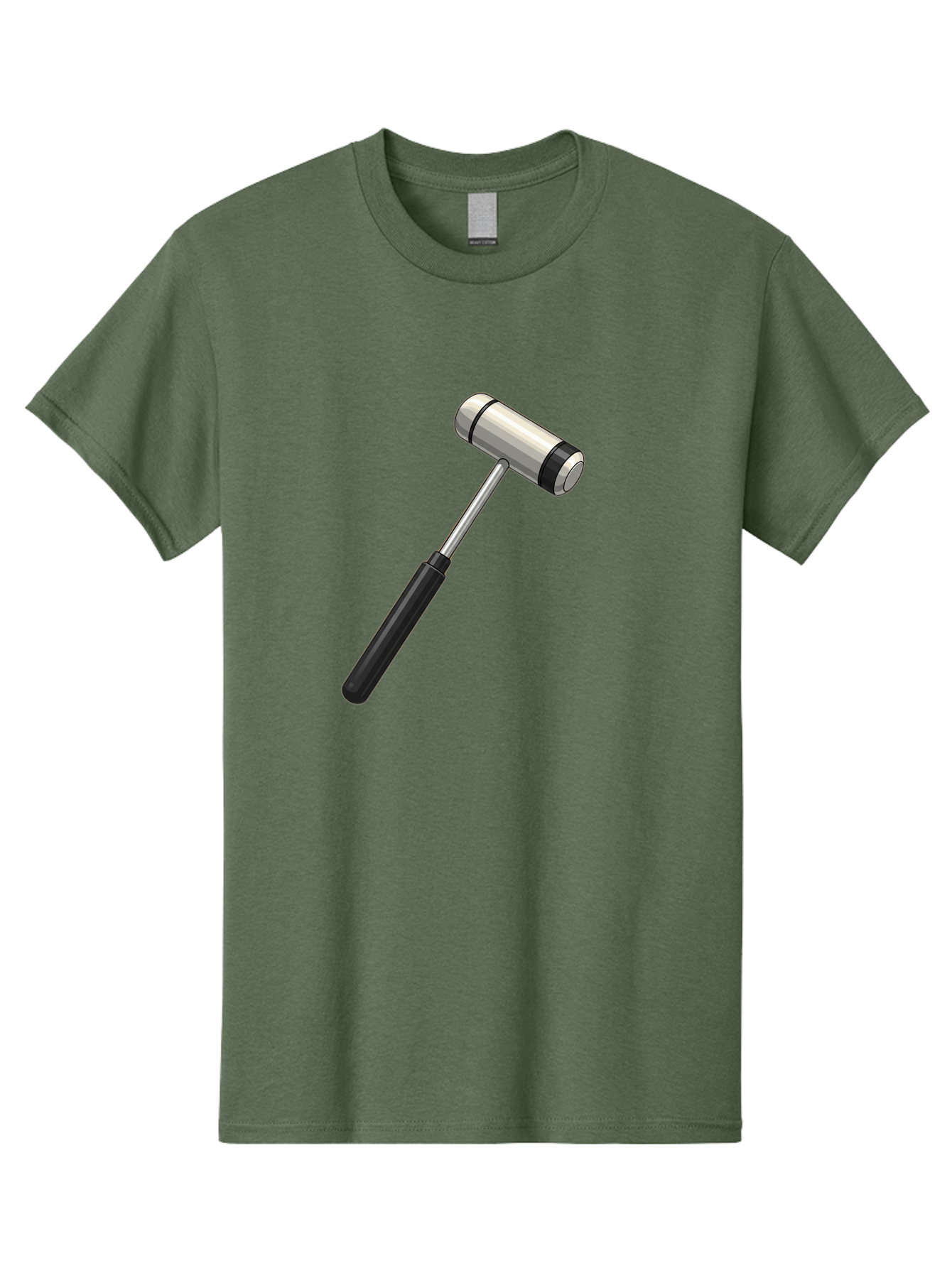 Gavel Men'S Graphic Tee, 100% Cotton, Comfortable Casual Summer Wear, Machine Washable, Gavel, Courtroom, Justice, Law, Judge, Authority, Symbol, Power, Decision, Metal, Handle, Black Grip Baa732