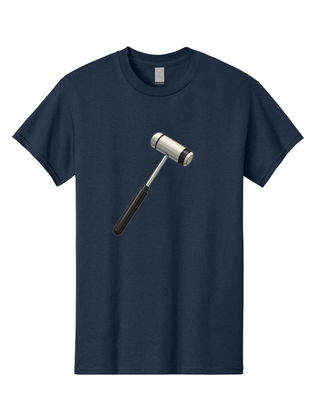 Gavel Men'S Graphic Tee, 100% Cotton, Comfortable Casual Summer Wear, Machine Washable, Gavel, Courtroom, Justice, Law, Judge, Authority, Symbol, Power, Decision, Metal, Handle, Black Grip Baa732
