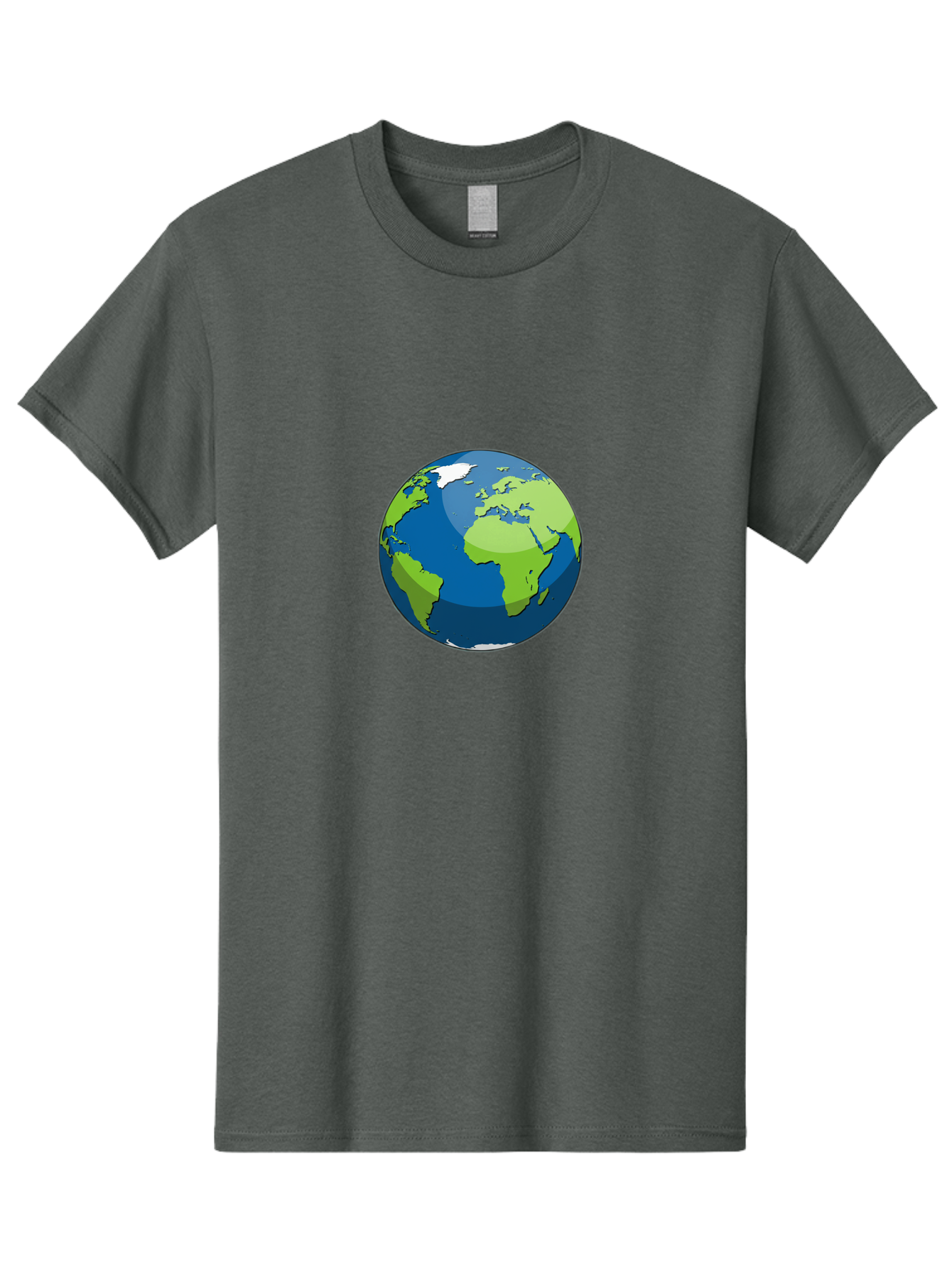 Globe-1 Men'S Graphic Tee, 100% Cotton, Comfortable Casual Summer Wear, Machine Washable, Illustrated Globe, World Map, Global Illustration, 3D Globe, Earth From Space, Cartography, Geography, International, Global Unity, Planet Earth Baa738